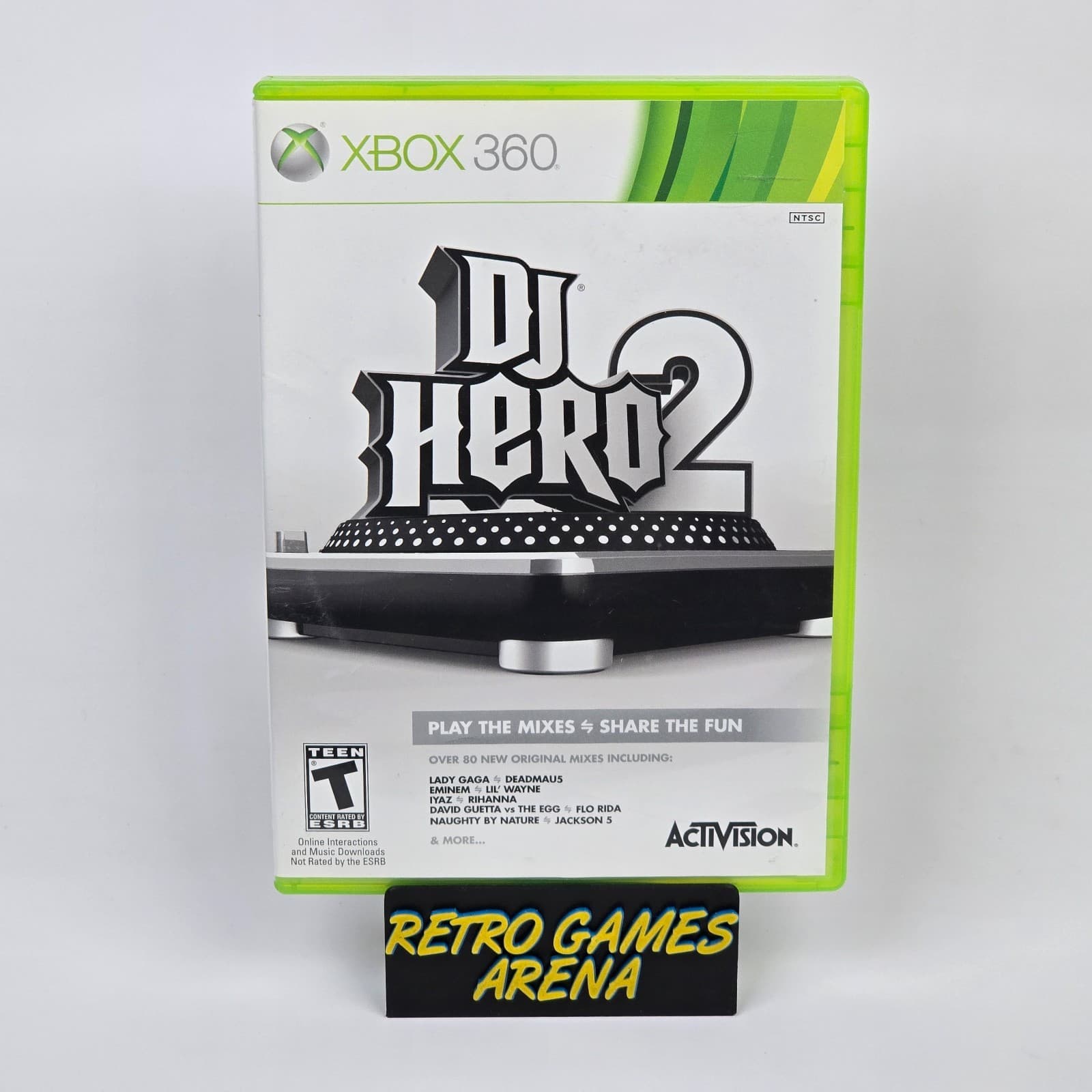 DJ Hero 2 (Xbox 360) CIB COMPLETE