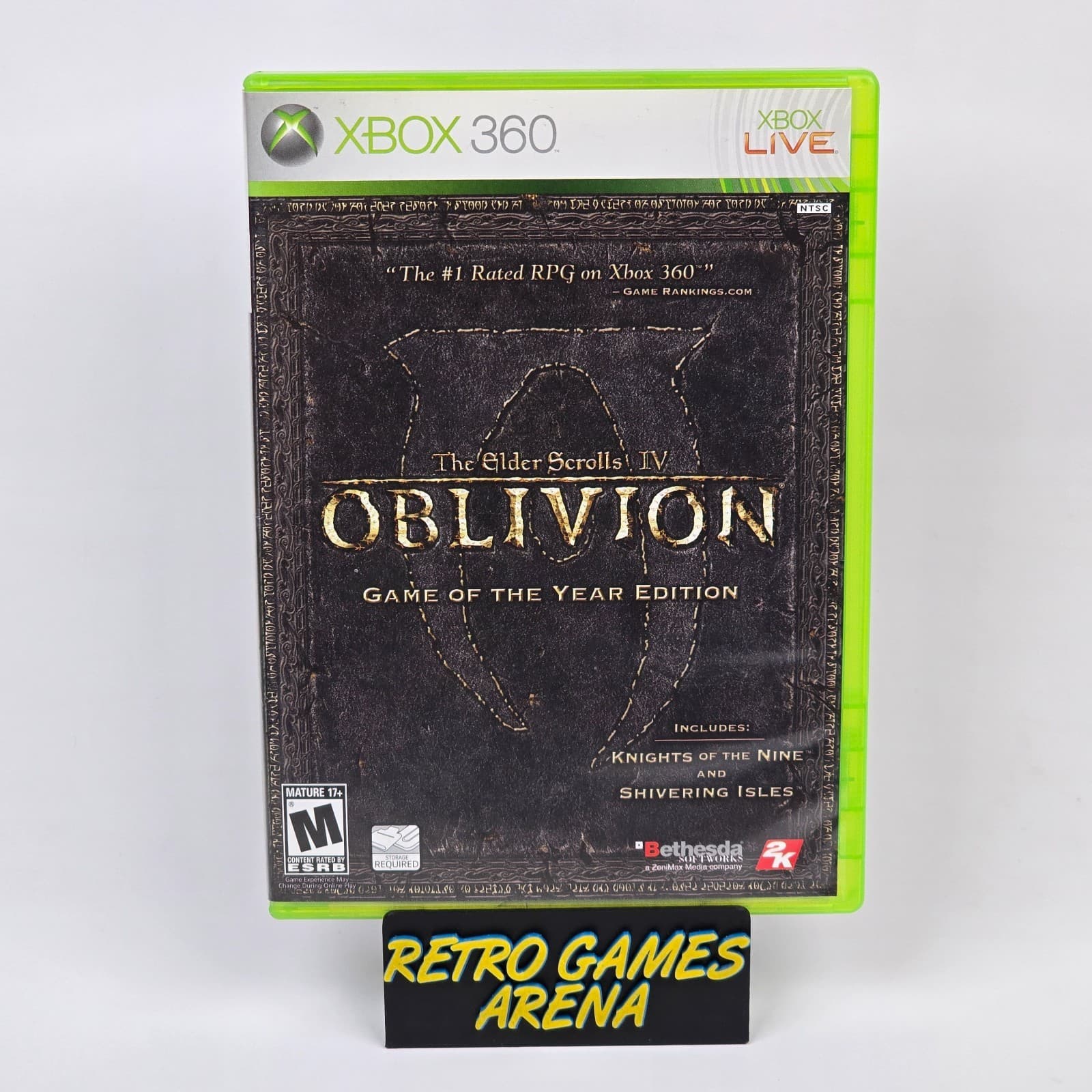 The Elder Scrolls IV: Oblivion -Game of the Year Edition (Xbox 360) CIB COMPLETE