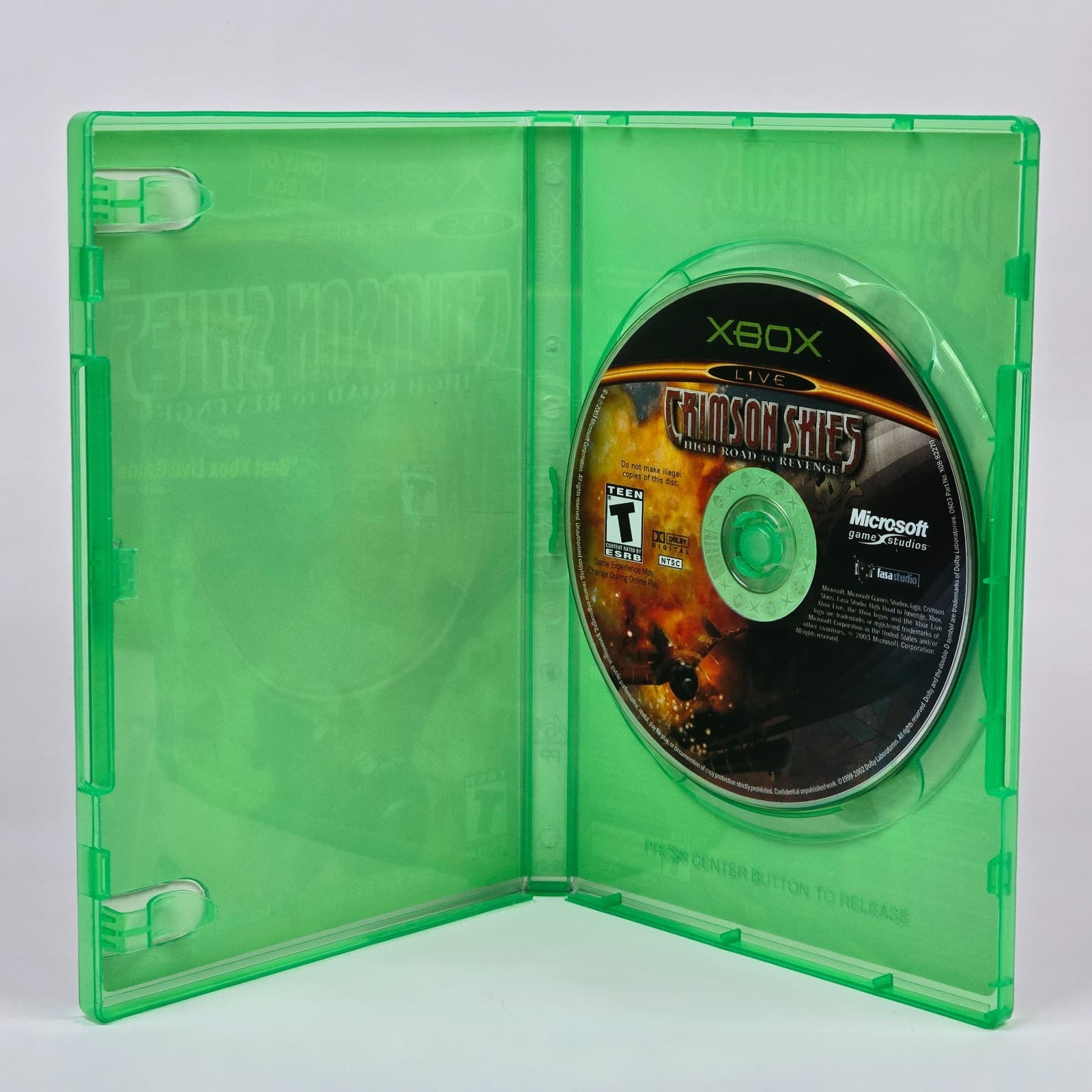 Crimson Skies (Original Xbox) Case & Disc - Thumbnail 2