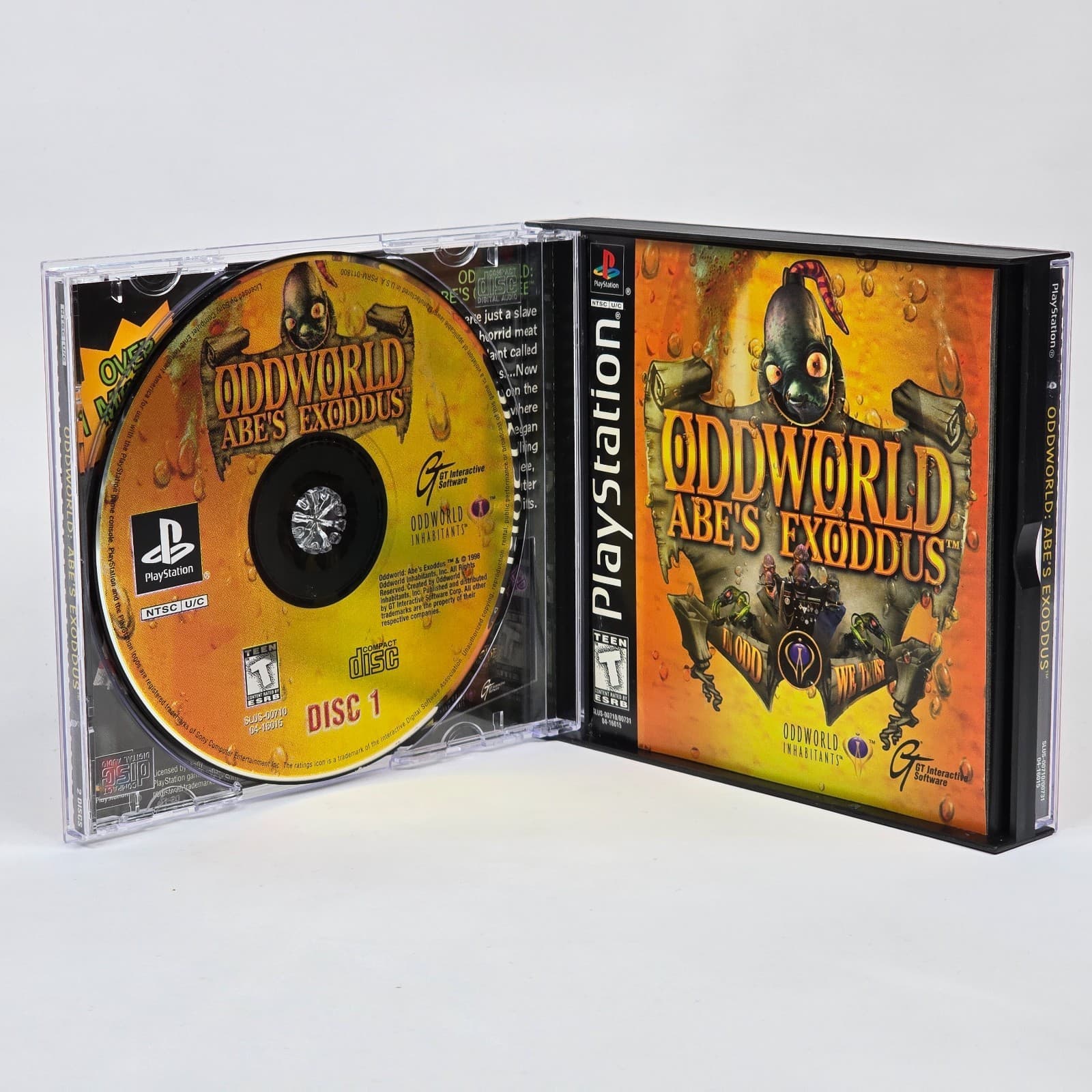 💿REFURBISHED Oddworld: Abe's Exoddus (PlayStation 1 PS1) CIB COMPLETE💿 - Thumbnail 2