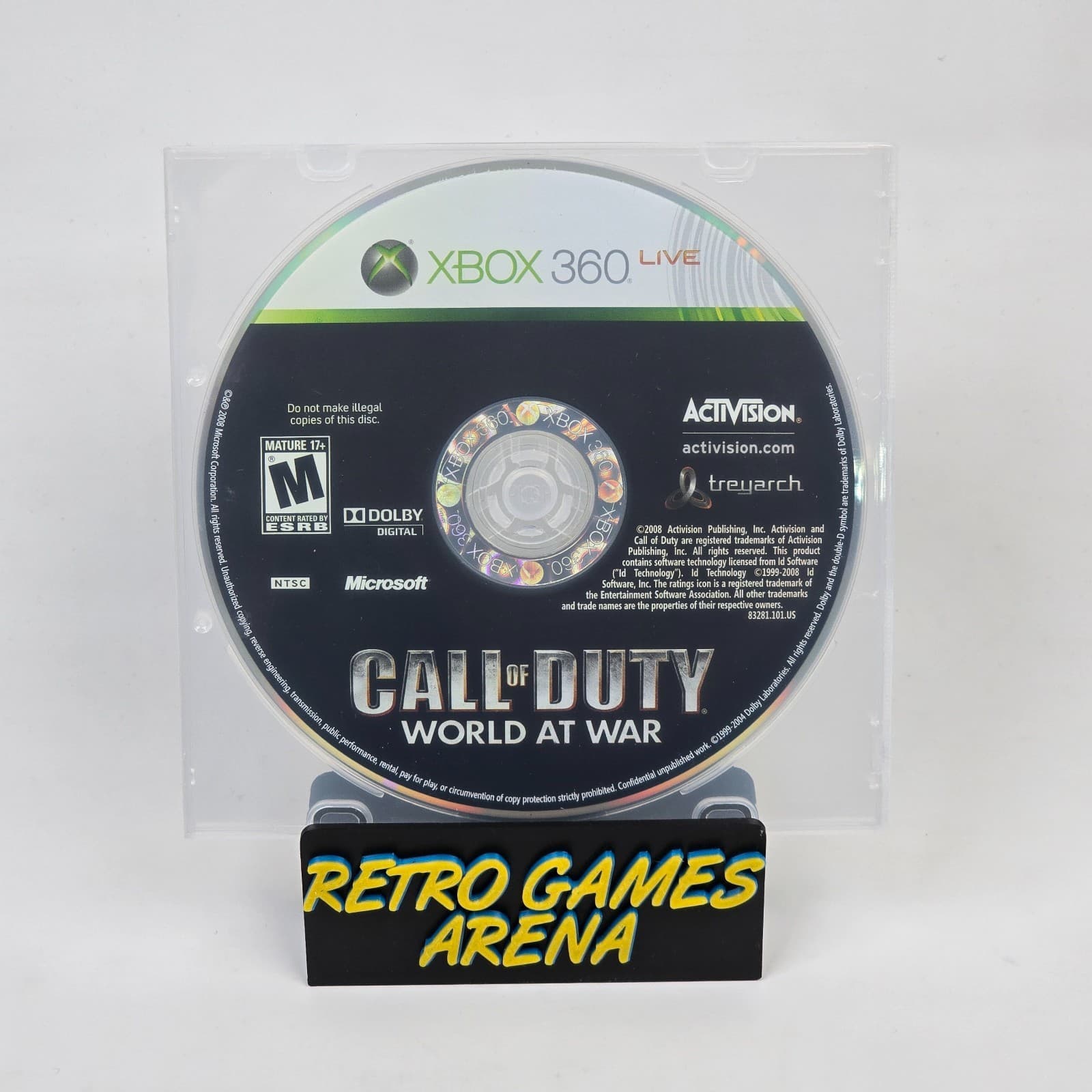 Call of Duty: World at War (Xbox 360) Disc TESTED