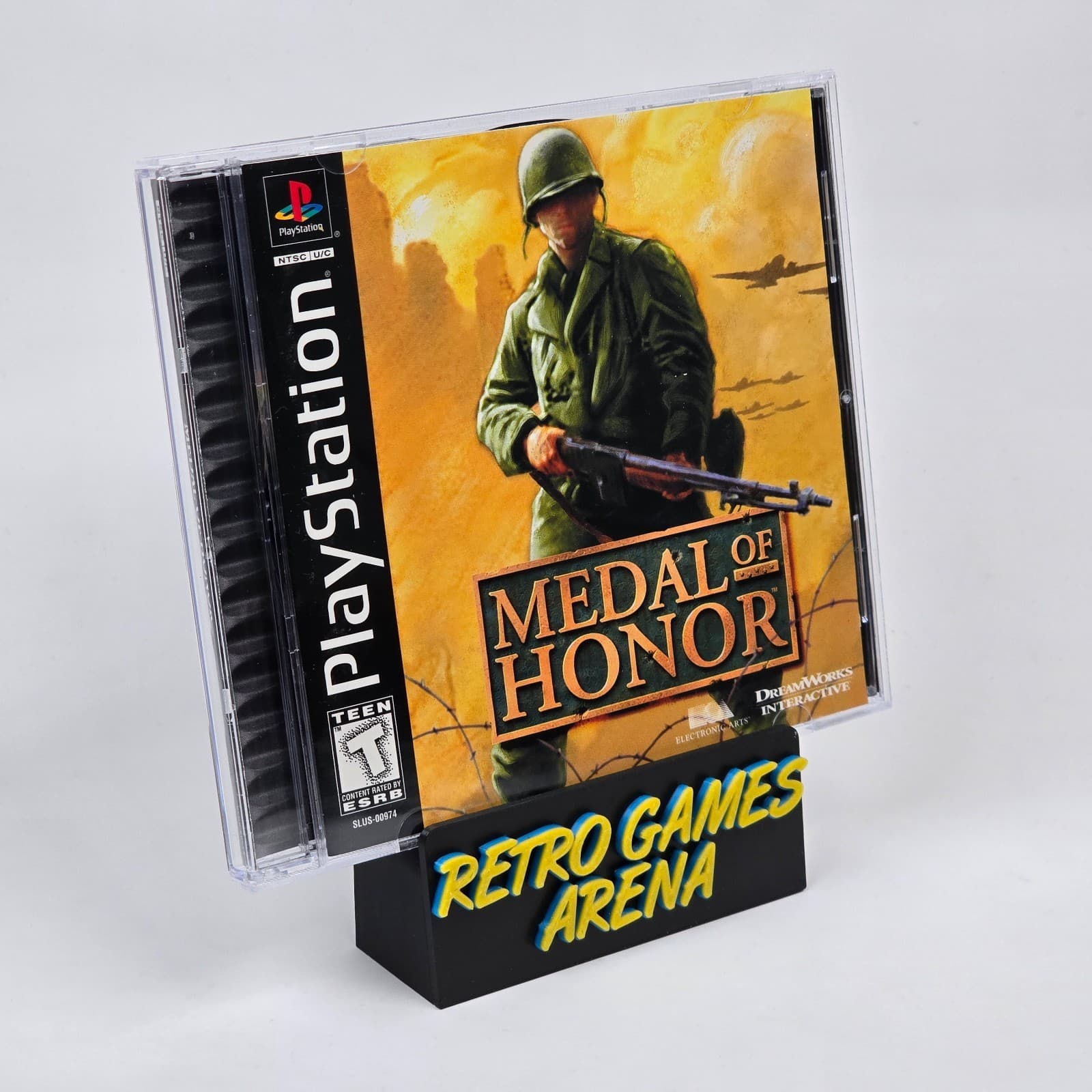 💿 REFURBISHED Medal of Honor (PlayStation 1 PS1) Black Label CIB & TESTED 💿