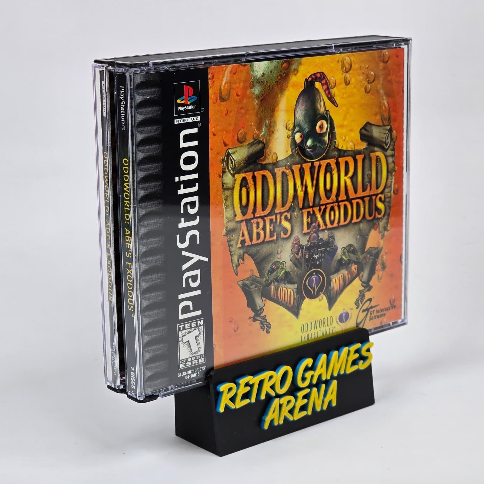💿REFURBISHED Oddworld: Abe's Exoddus (PlayStation 1 PS1) CIB COMPLETE💿