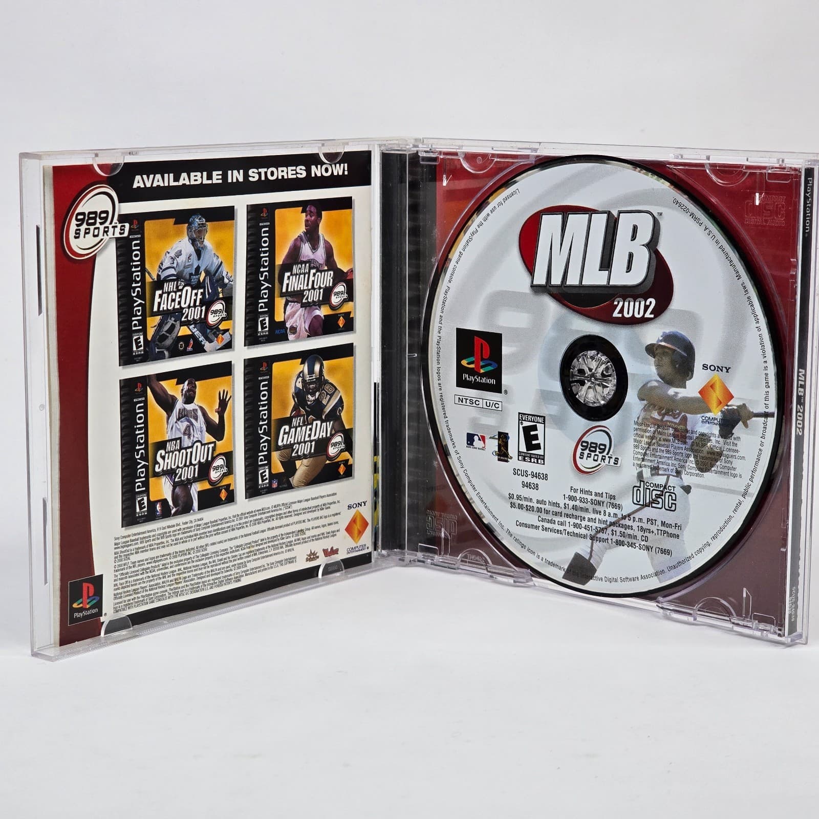 MLB 2002 (PlayStation 1 PS1) CIB COMPLETE & TESTED - Thumbnail 2