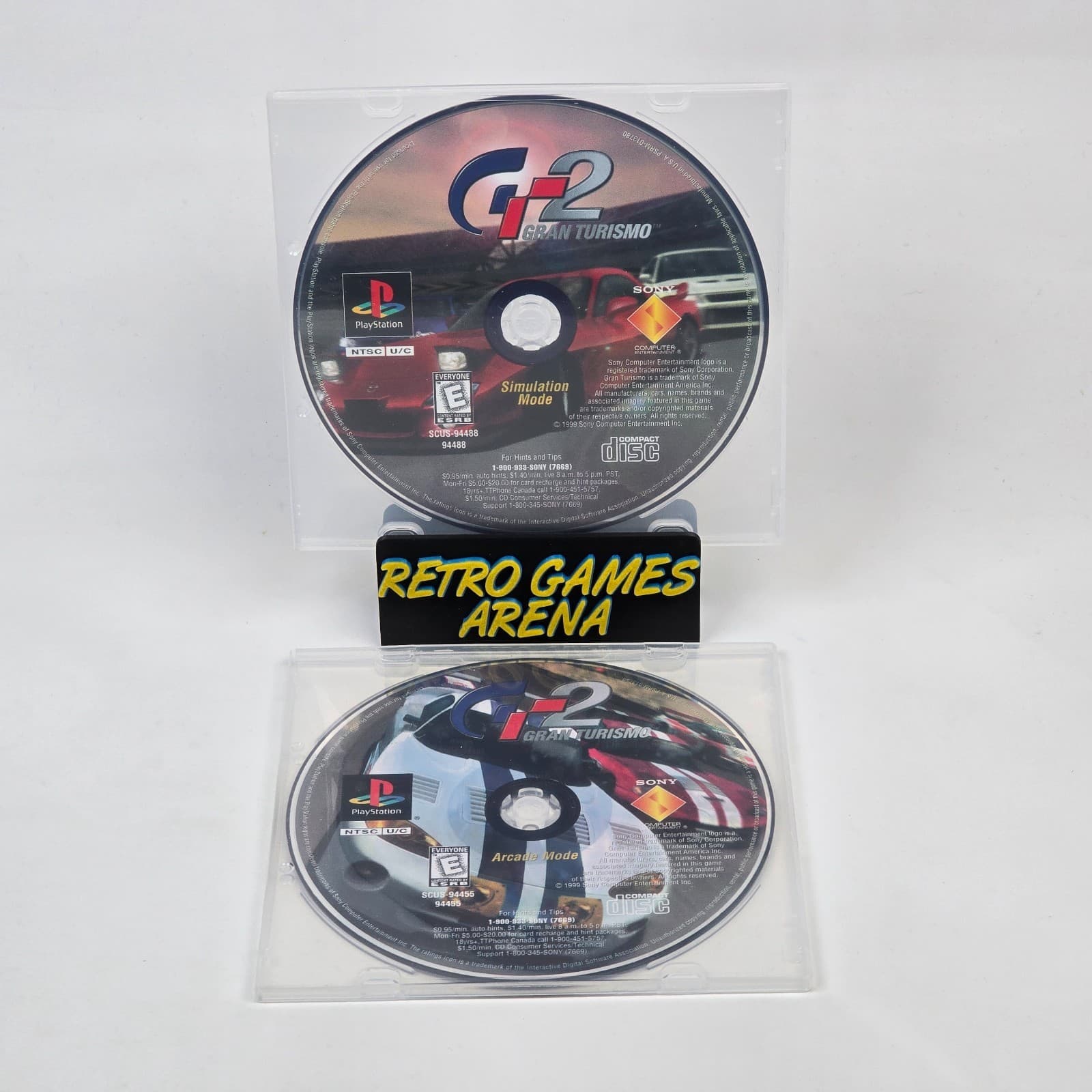 Gran Turismo 2 (PlayStation 1 PS1) Black Label Discs TESTED