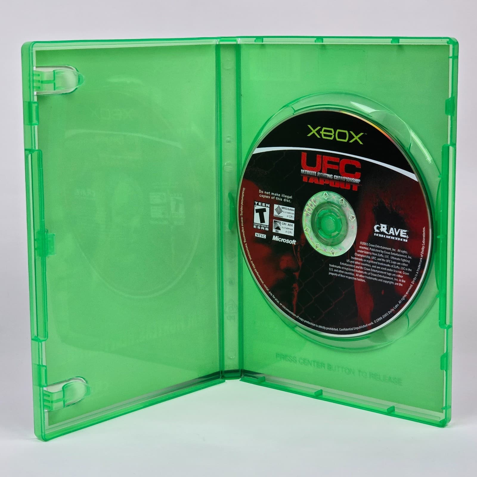 UFC Tapout (Original Xbox) Case & Disc - Thumbnail 2