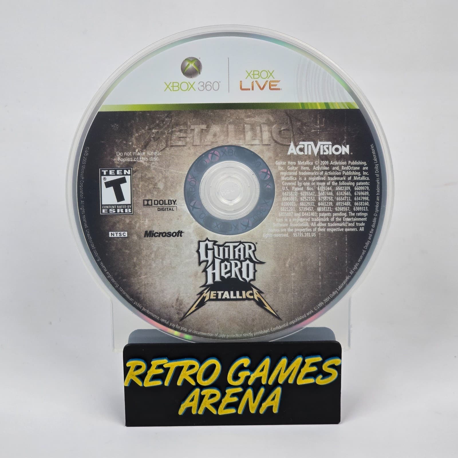 Guitar Hero: Metallica (Xbox 360) Disc