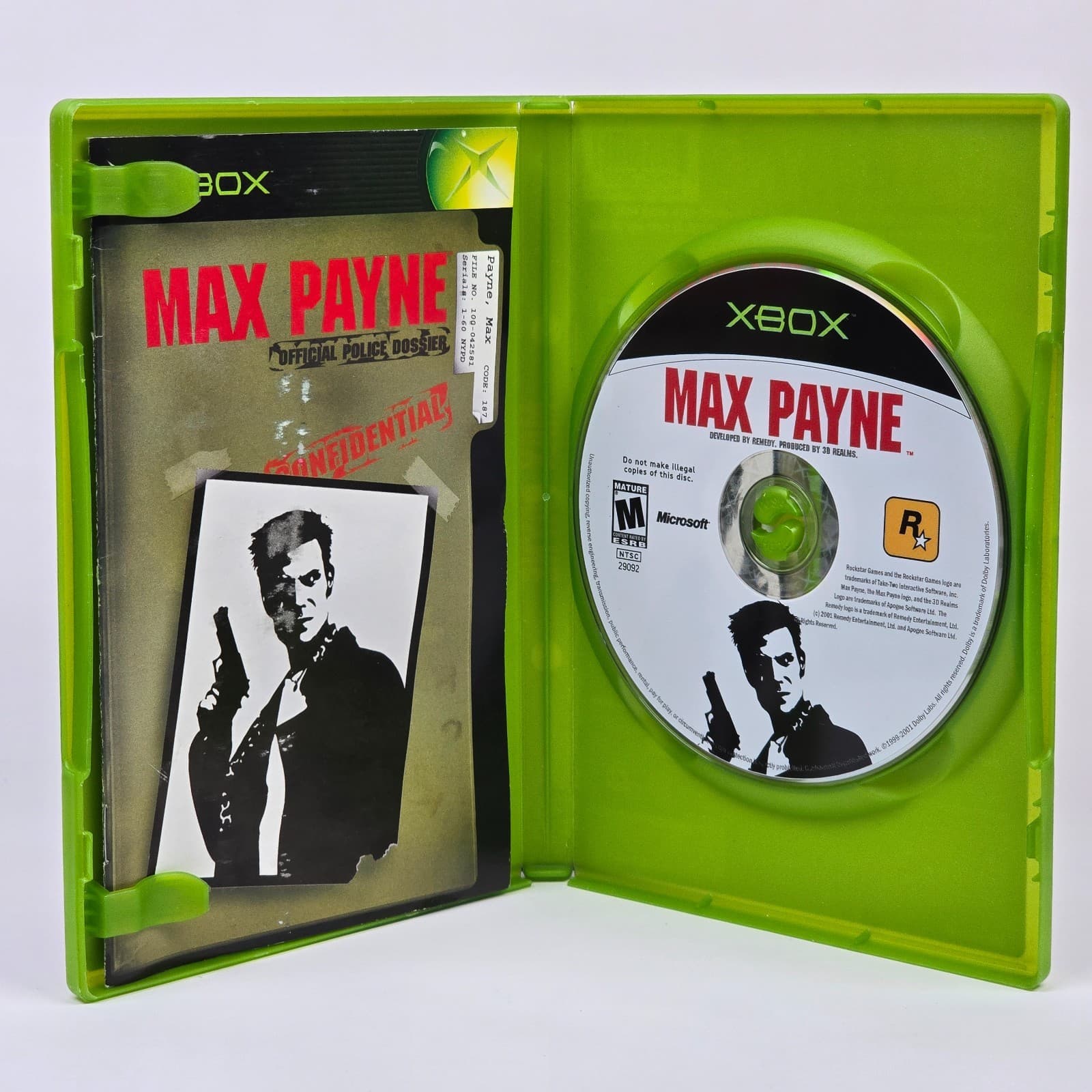 Max Payne (Original Xbox) Black Label CIB COMPLETE - Thumbnail 2