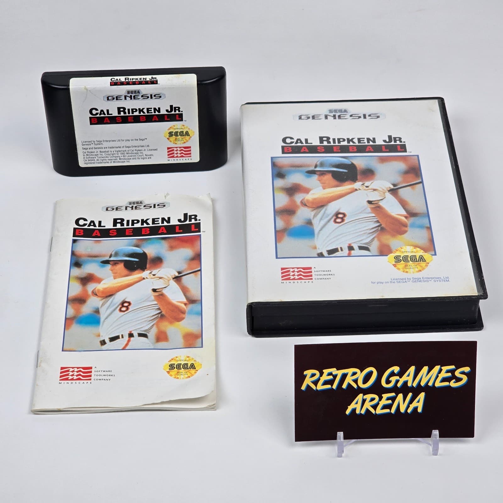 Cal Ripken Jr Baseball (Sega Genesis) CIB COMPLETE