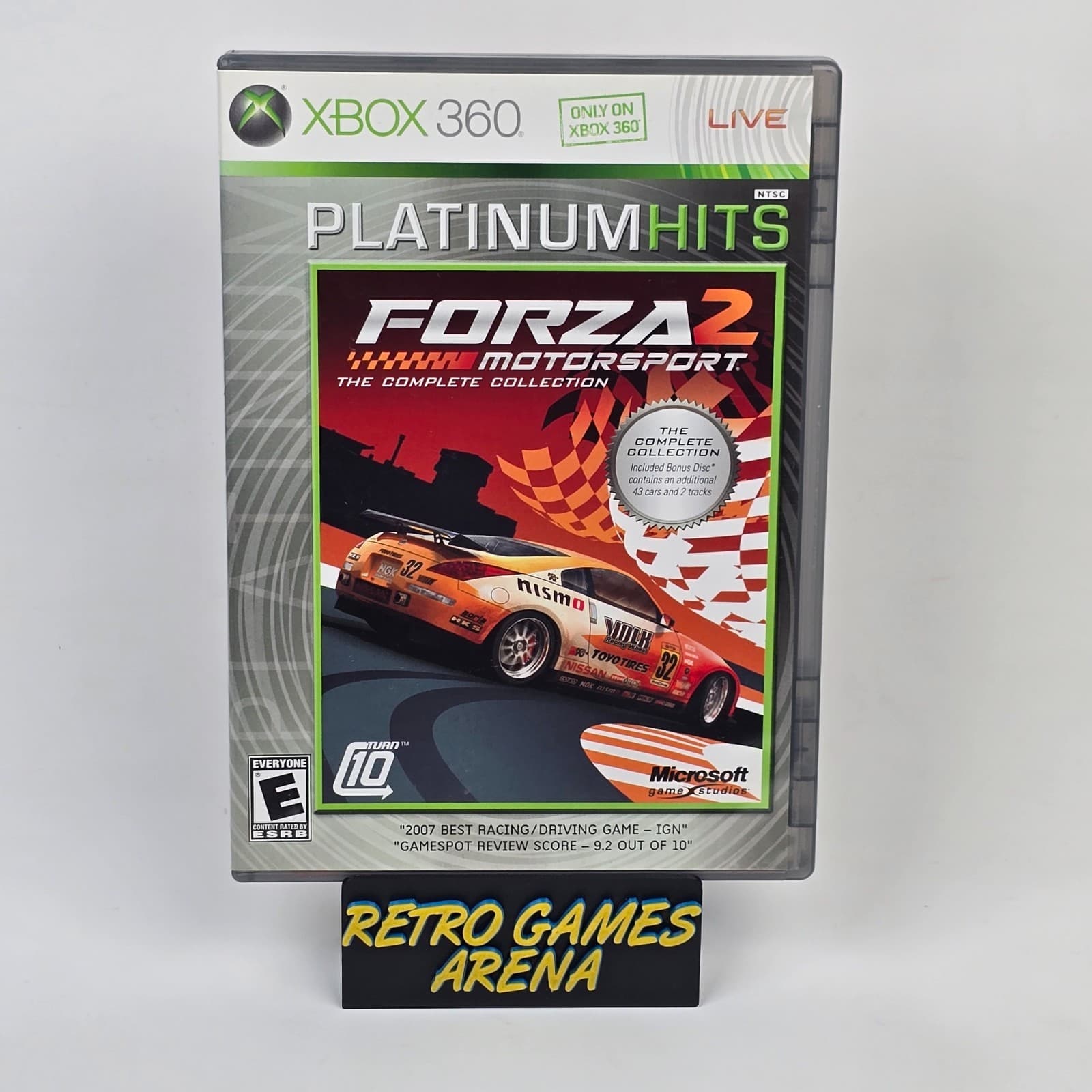Forza Motorsport 2 The Complete Collection (Xbox 360) Platinum Hits CIB COMPLETE