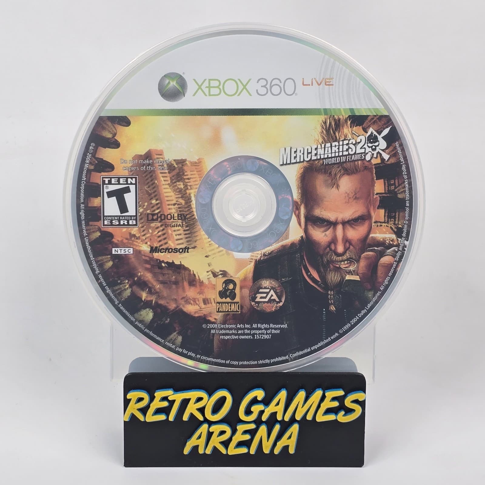 Mercenaries 2: World in Flames (Xbox 360) Disc