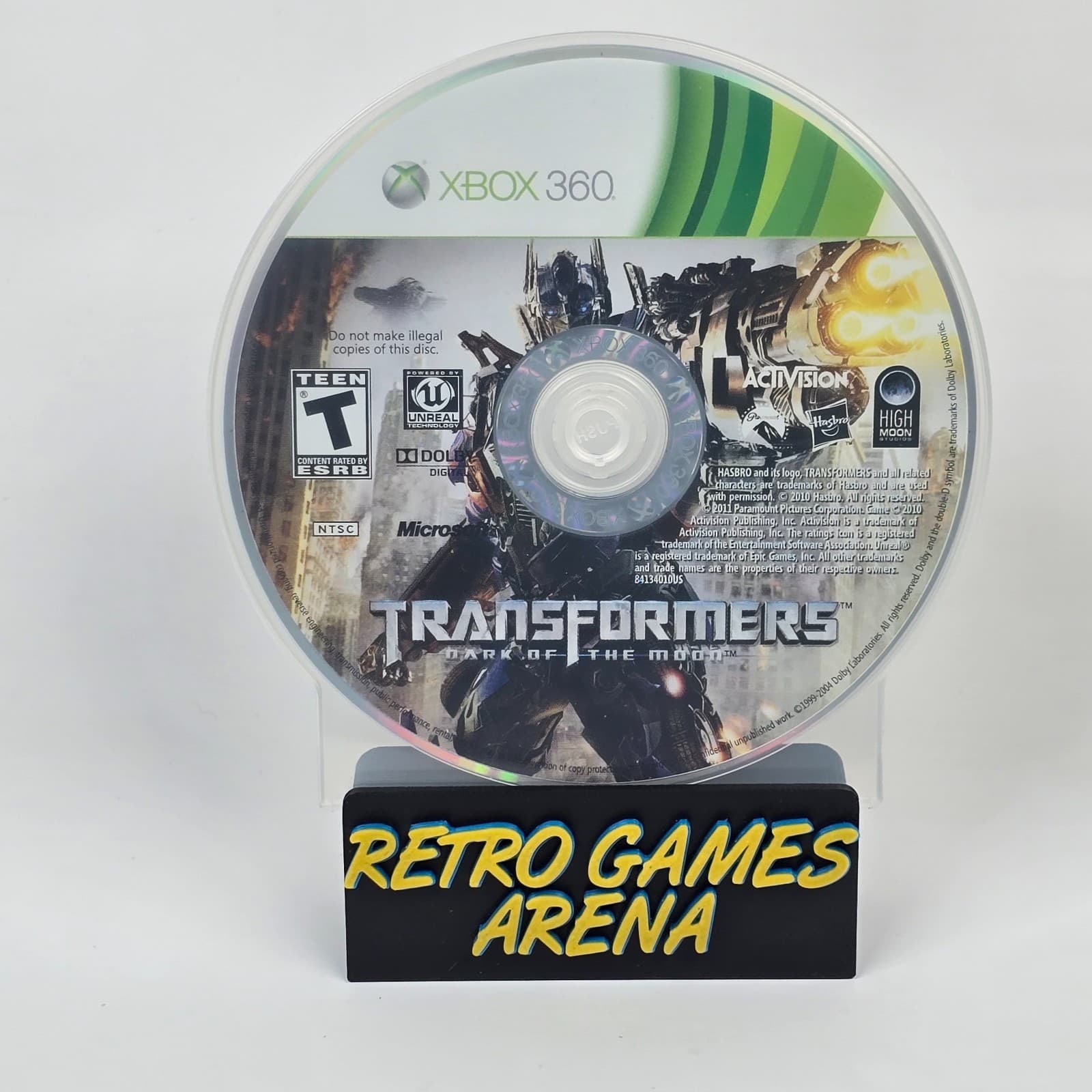 Transformers: Dark of the Moon (Xbox 360) Disc