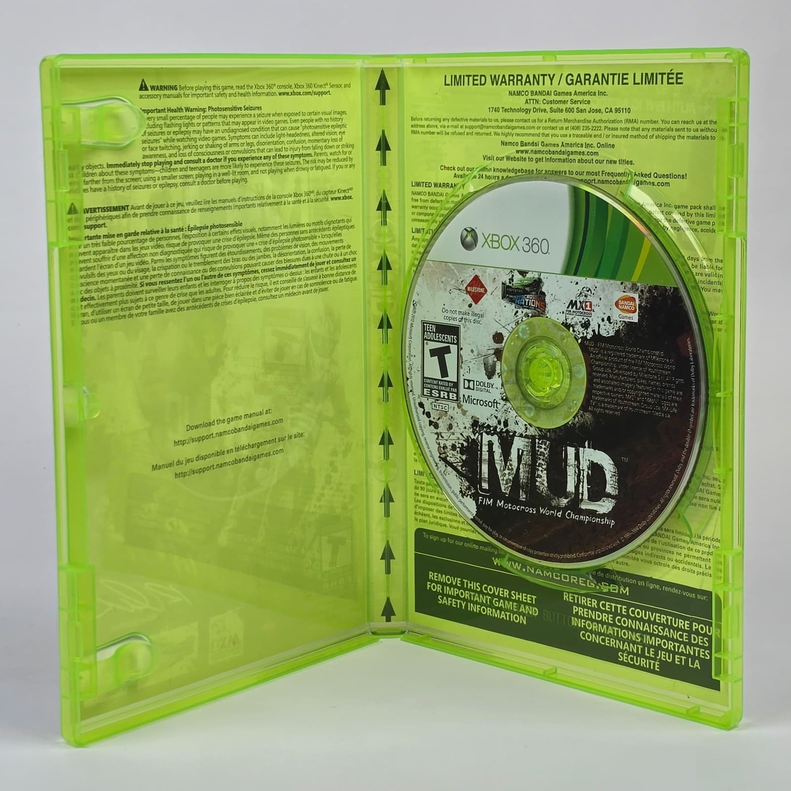 MUD: FIM Motocross World Championship (Xbox 360) CIB COMPLETE - Thumbnail 2