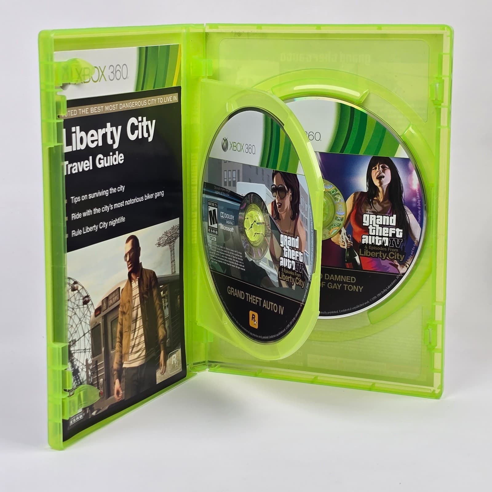 Grand Theft Auto IV 4 & Liberty City: Complete Edition (Xbox 360) CIB COMPLETE - Thumbnail 2