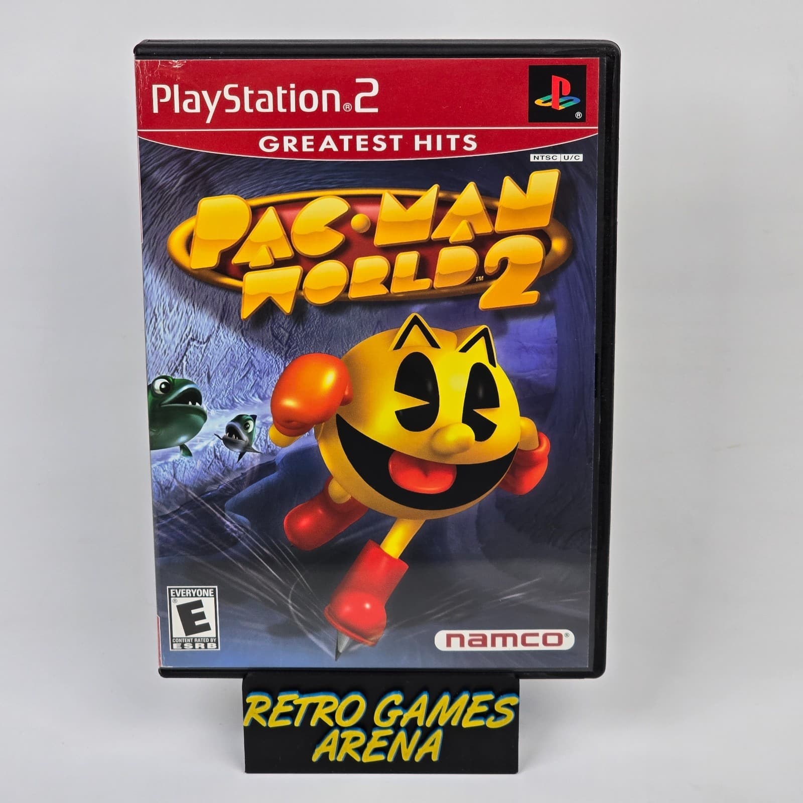 Pac-Man World 2 (PlayStation 2 PS2) Greatest Hits Case & Disc