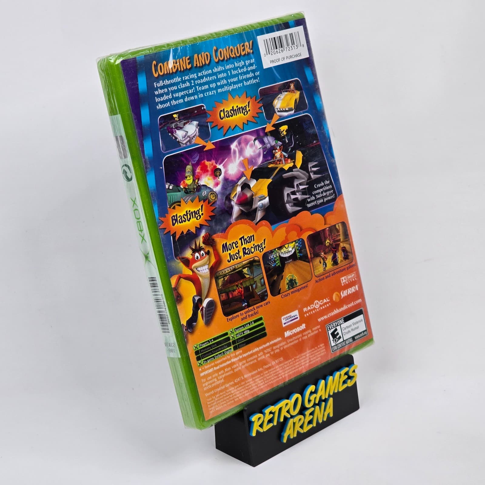 Crash Tag Team Racing - Crash Bandicoot (Original Xbox) BRAND NEW FACTORY SEALED - Thumbnail 2