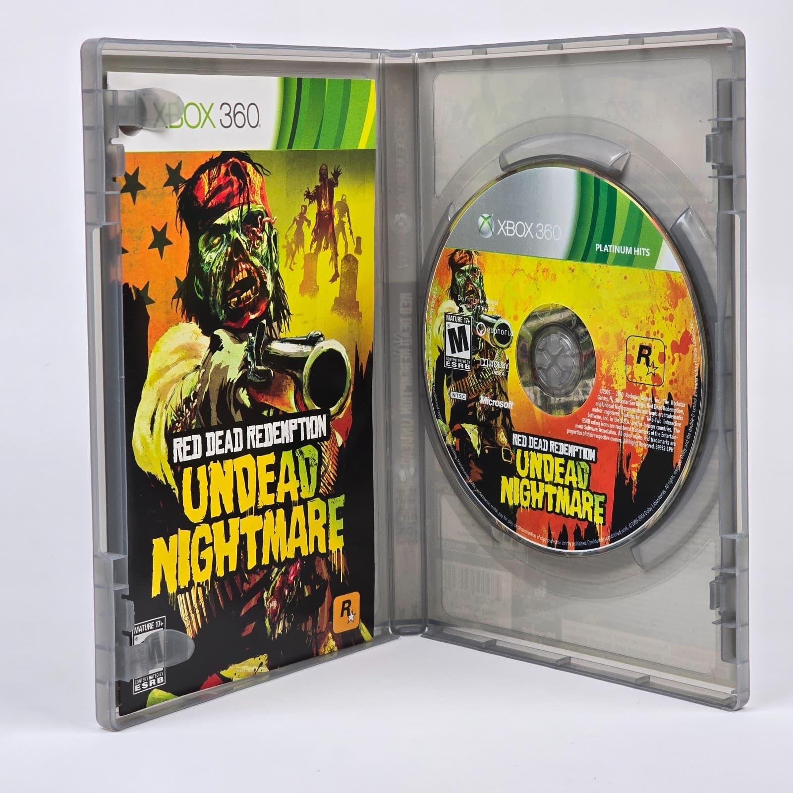 Red Dead Redemption: Undead Nightmare (Xbox 360) Platinum Hits CIB COMPLETE - Thumbnail 2
