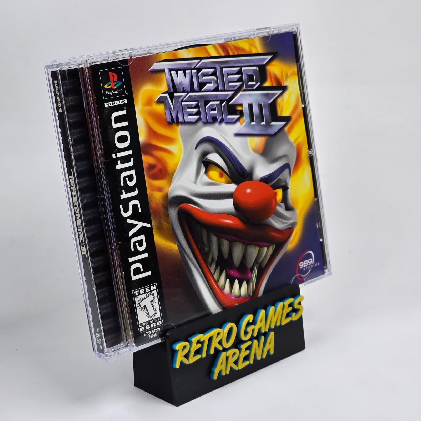 💿REFURBISHED Twisted Metal III 3 (PlayStation 1 PS1) Black Label CIB COMPLETE💿