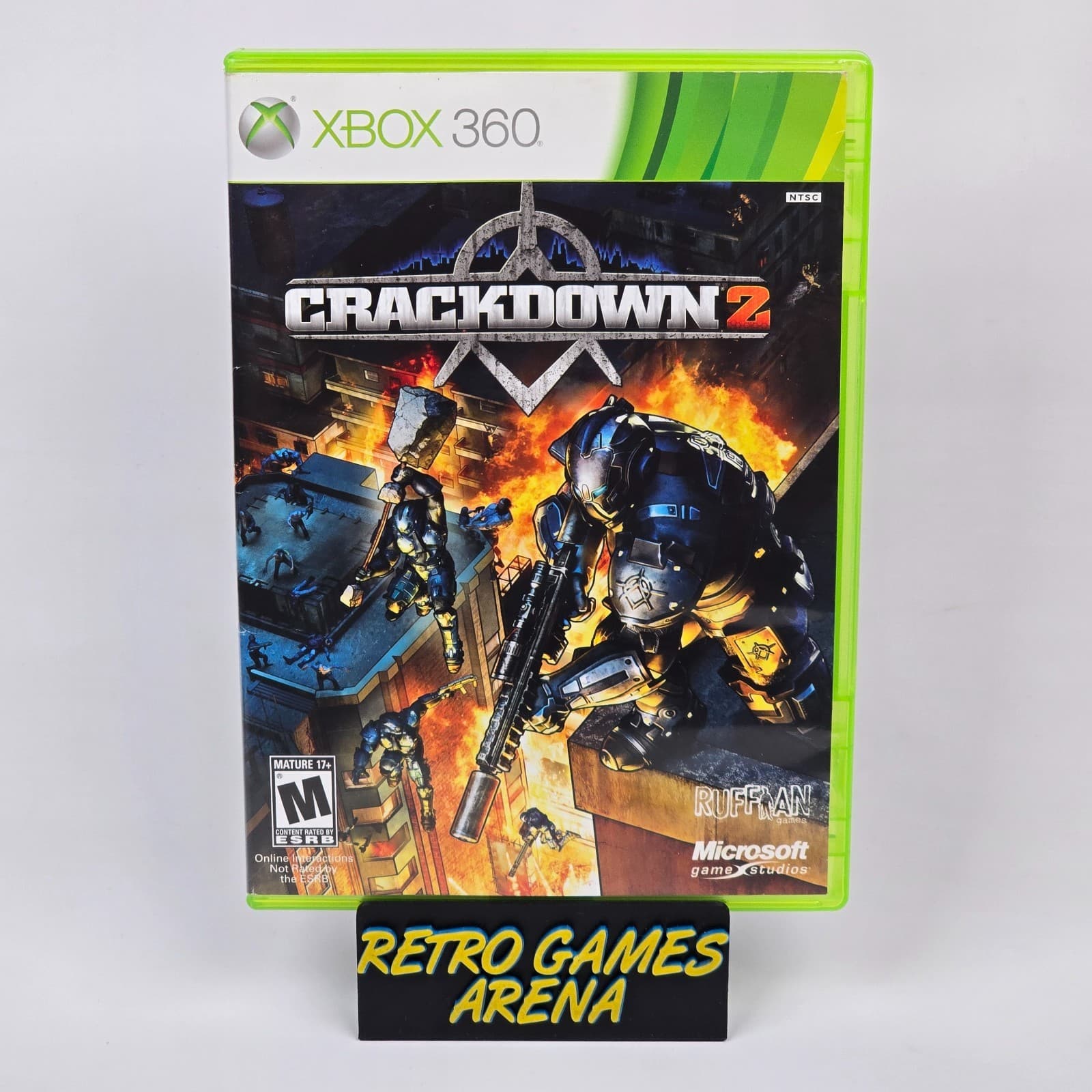Crackdown 2 (Xbox 360) Case & Disc