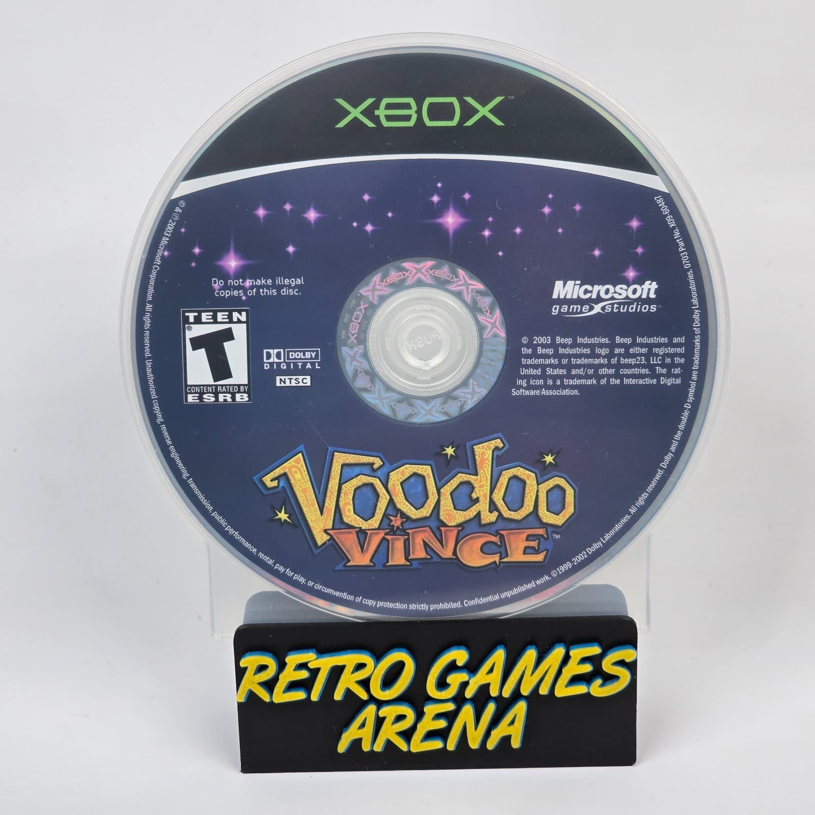 Voodoo Vince (Original Xbox) Disc