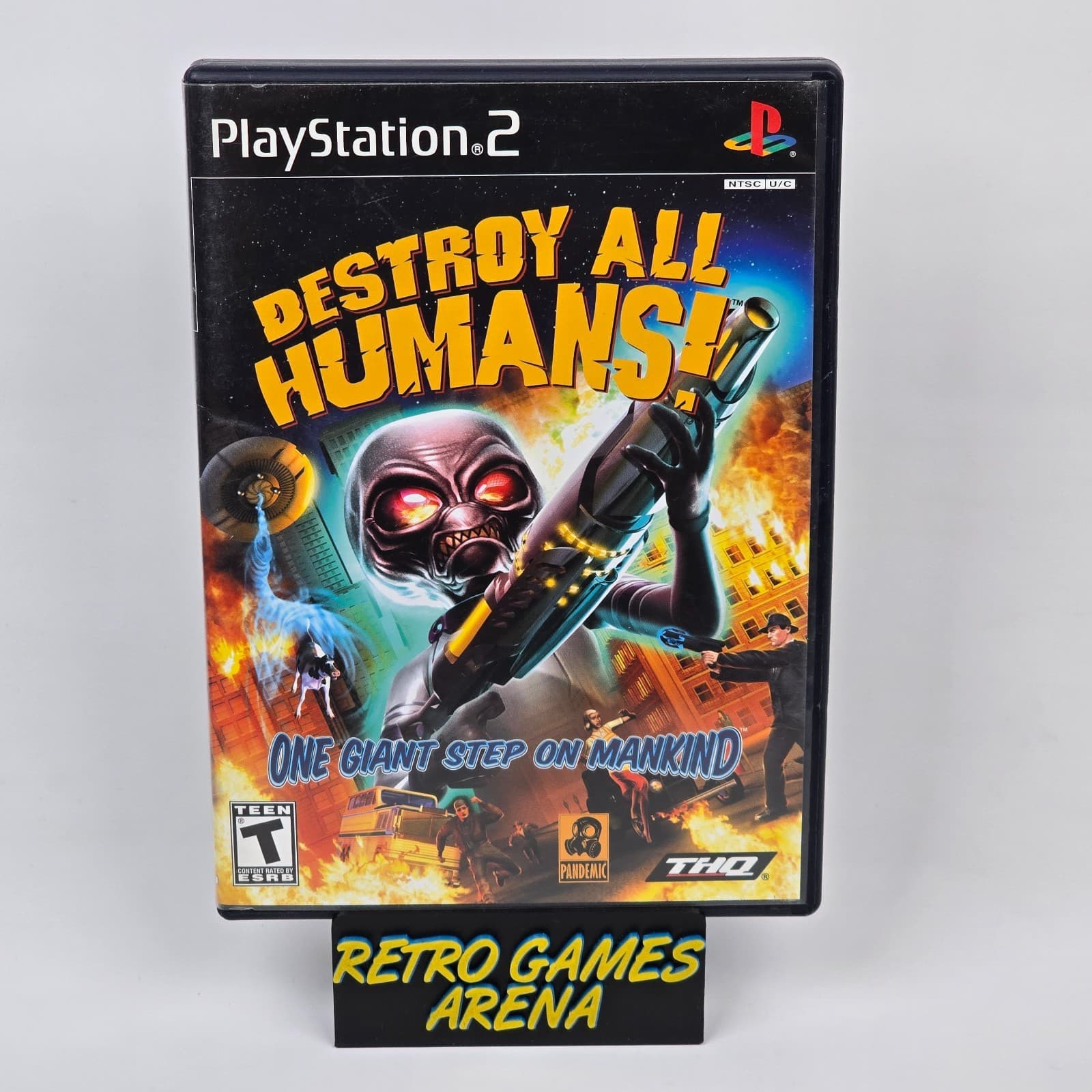 Destroy All Humans! (PlayStation 2 PS2) Black Label CIB COMPLETE