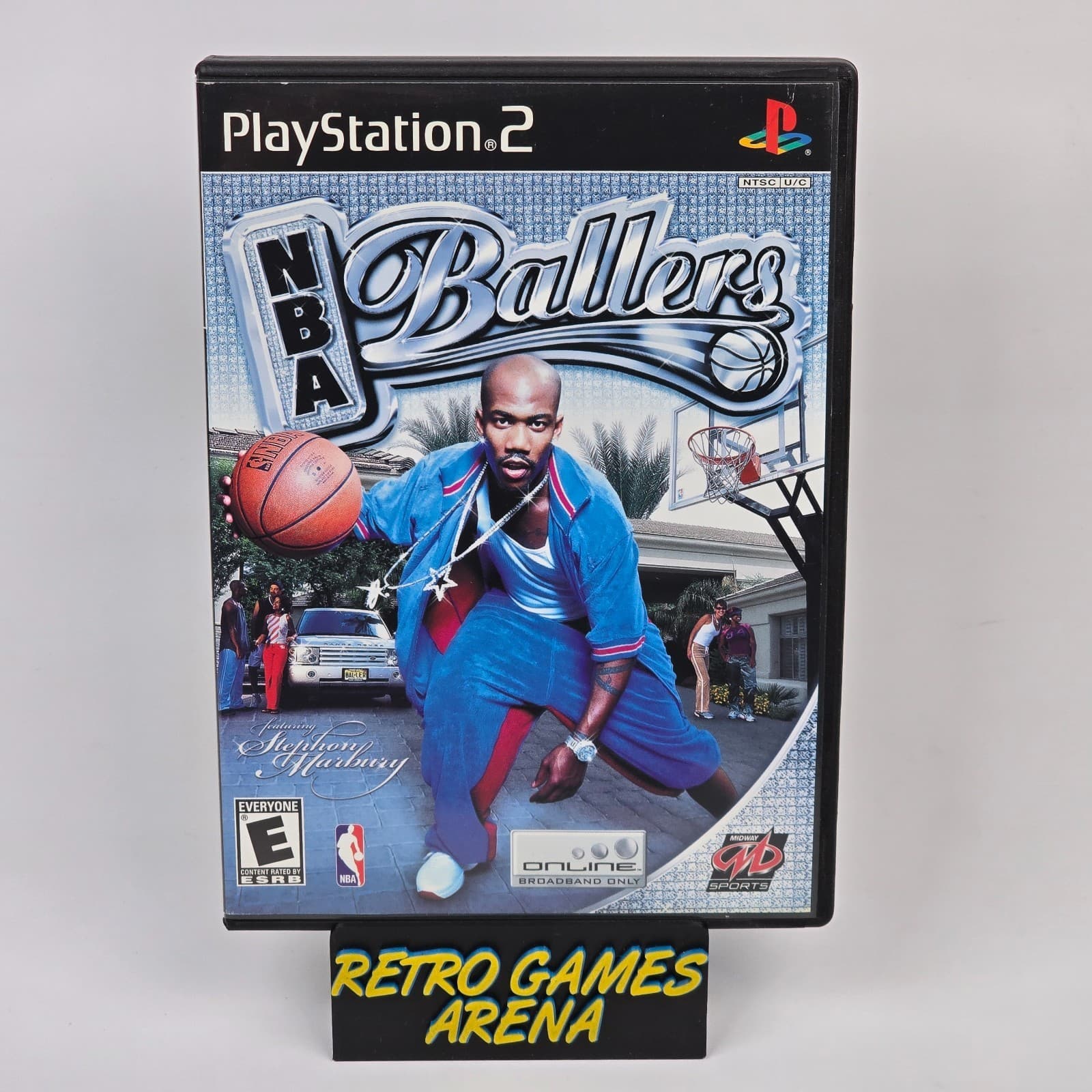 NBA Ballers (PlayStation 2 PS2) Case & Disc