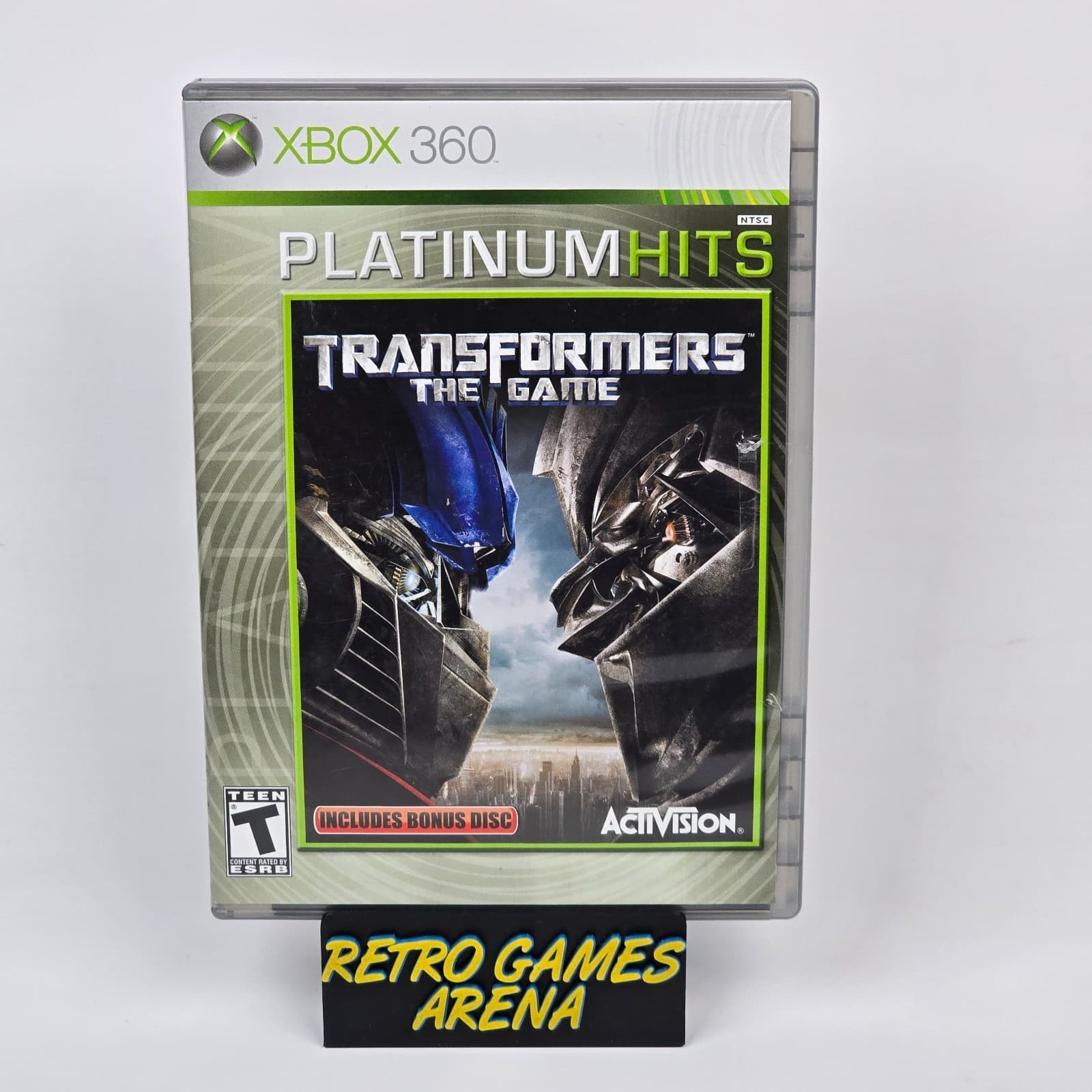 Transformers: The Game (Xbox 360) Platinum Hits CIB COMPLETE