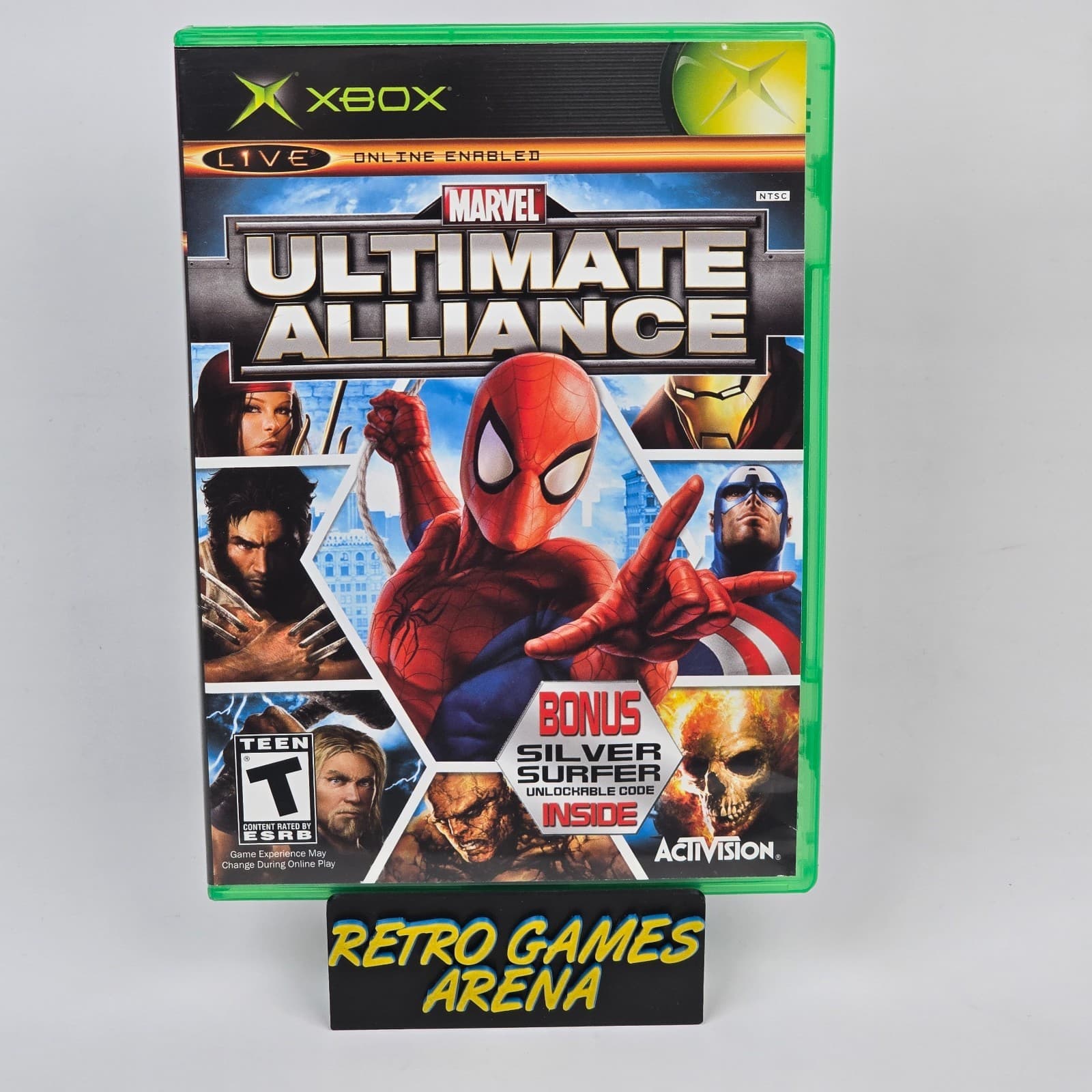 Marvel: Ultimate Alliance (Original Xbox) Black Label Case & Disc