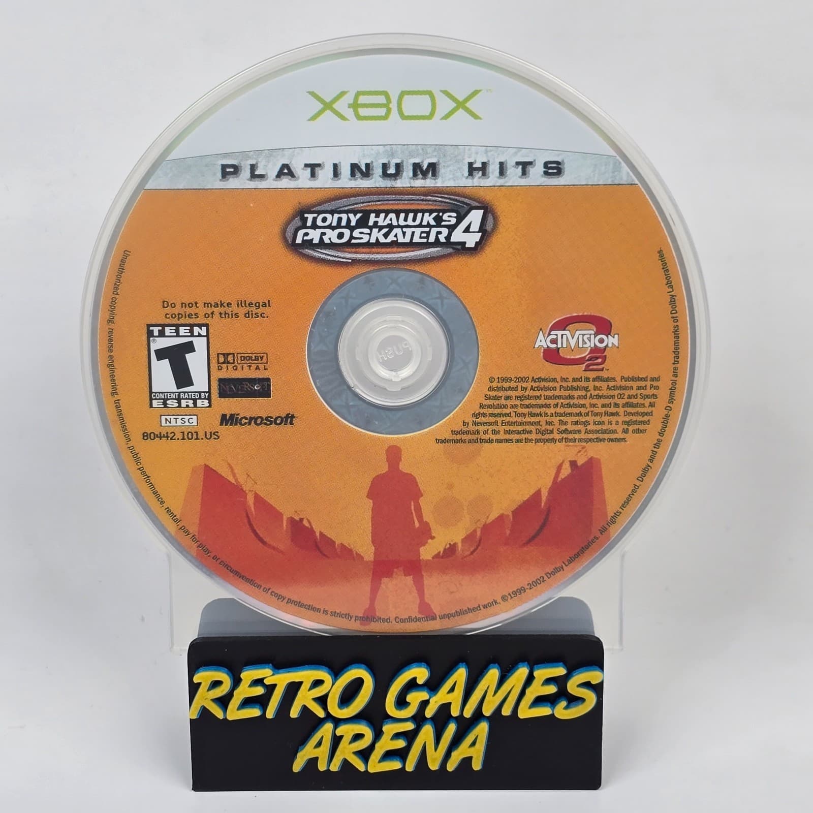 Tony Hawk's Pro Skater 4 (Original Xbox) Platinum Hits Disc