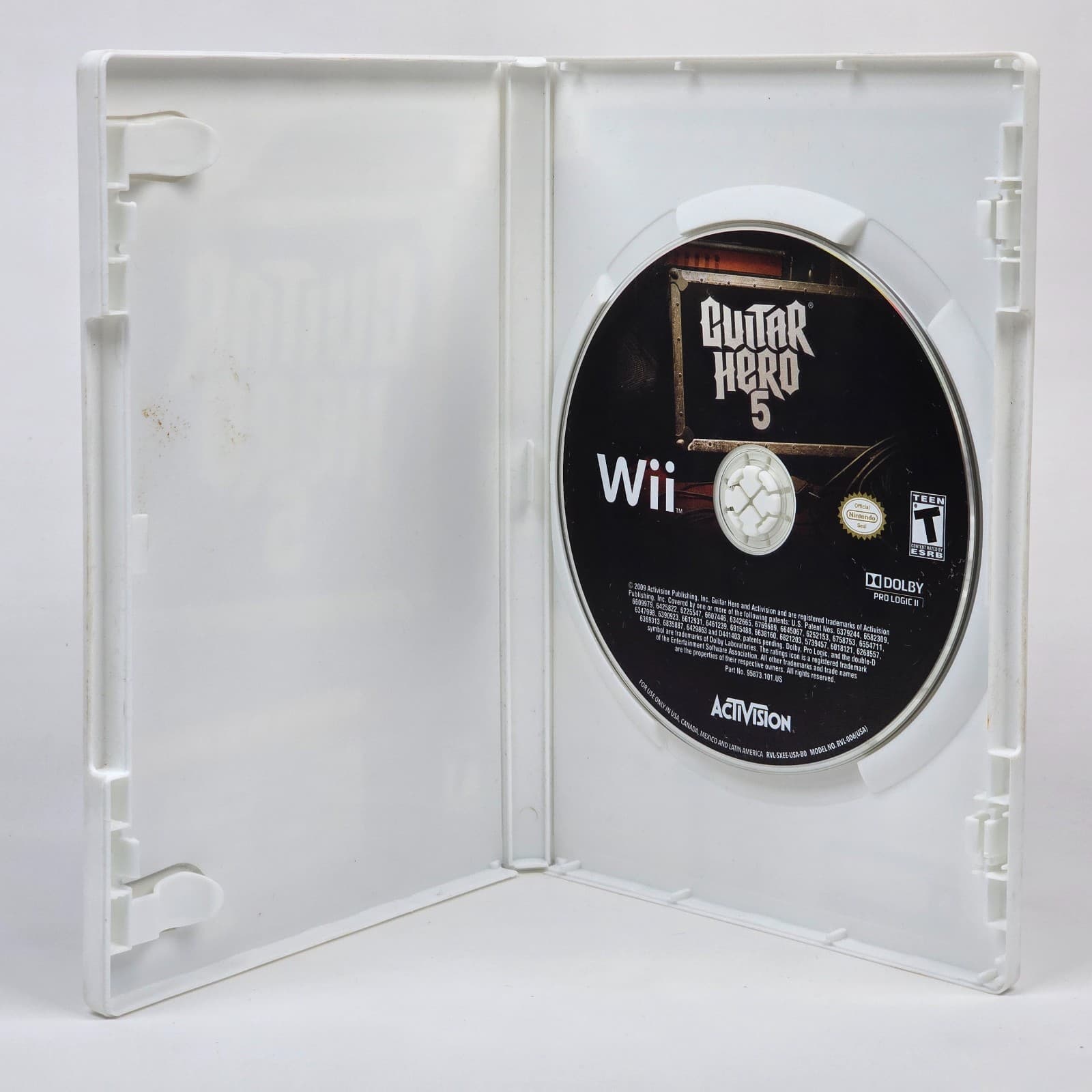 Guitar Hero 5 (Nintendo Wii) Case & Disc - Thumbnail 2