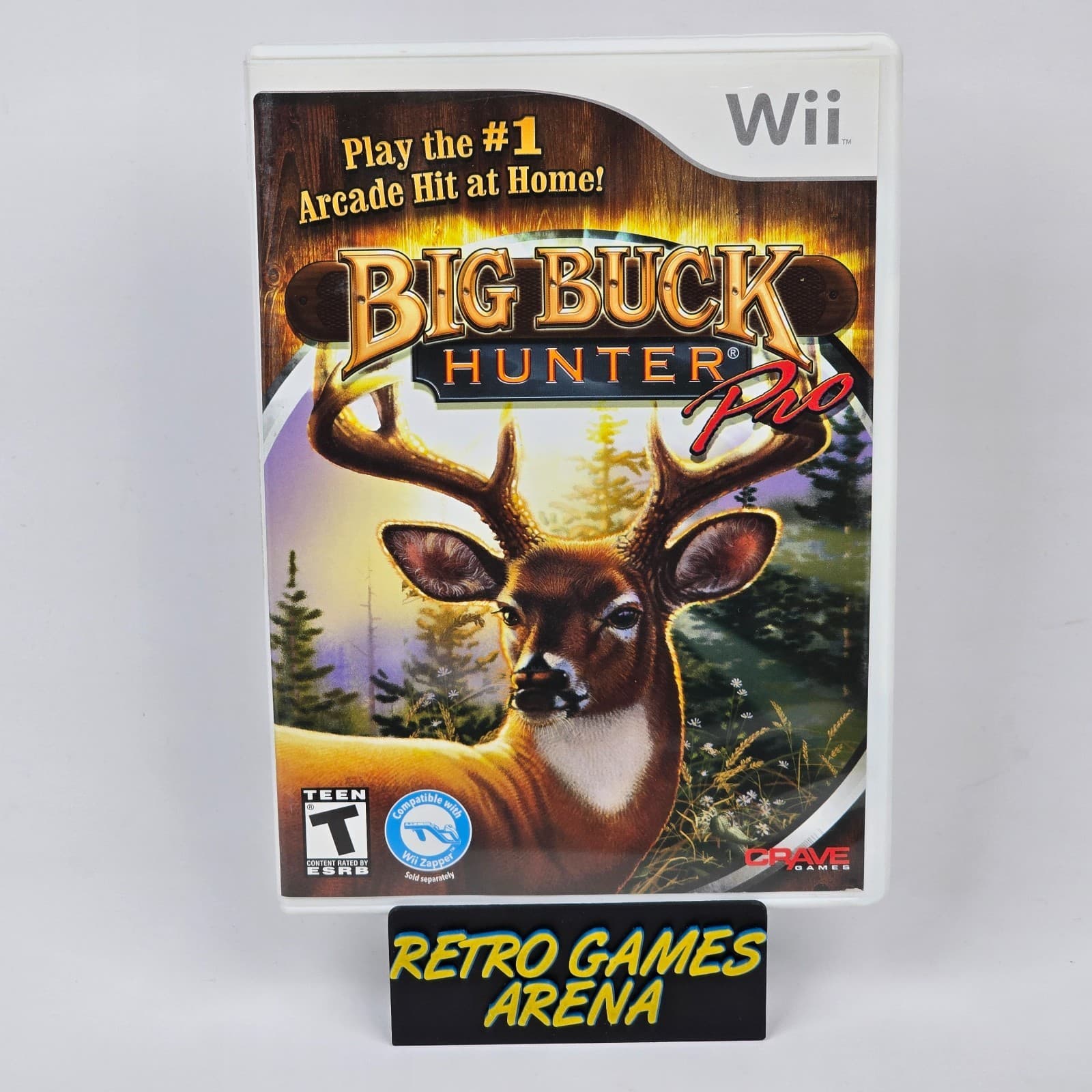 Big Buck Hunter Pro (Nintendo Wii) CIB COMPLETE