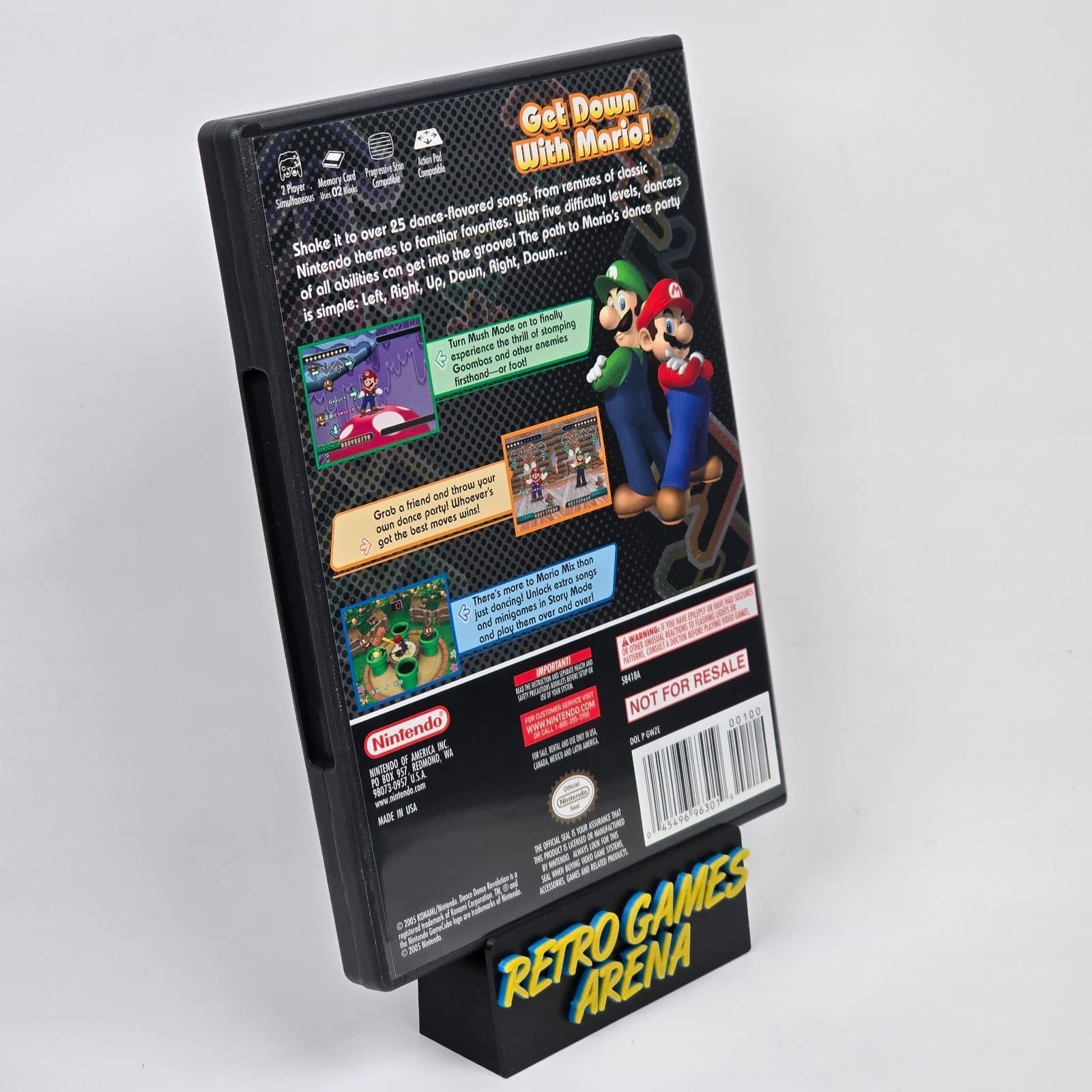 💿REFURBISHED Dance Dance Revolution: Mario Mix (Nintendo GameCube) CIB💿 - Thumbnail 4