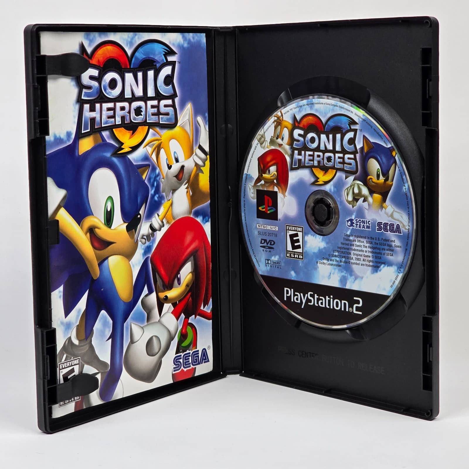 💿REFURBISHED Sonic Heroes (PlayStation 2 PS2) Black Label CIB COMPLETE💿 - Thumbnail 2