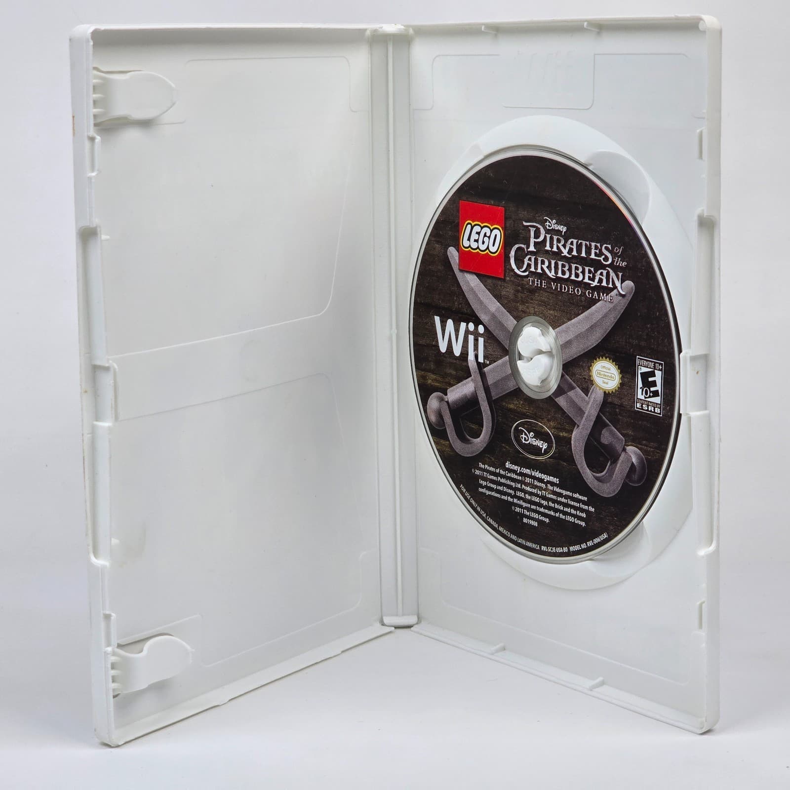 LEGO Pirates of the Caribbean: The Video Game (Nintendo Wii) Case & Disc - Thumbnail 2