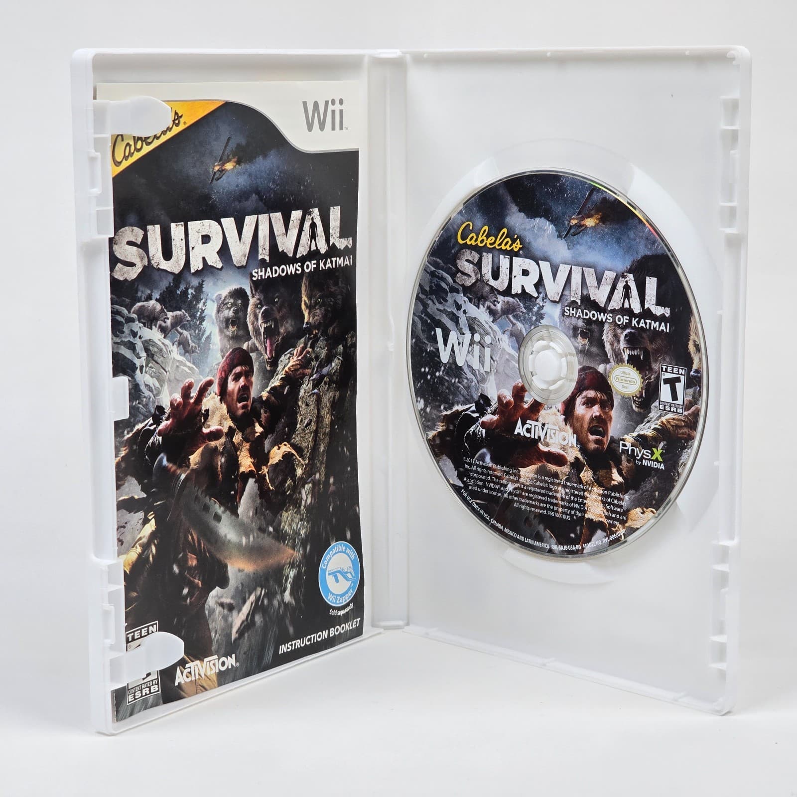 Cabela's Survival: Shadows of Katmai (Nintendo Wii) CIB COMPLETE - Thumbnail 2