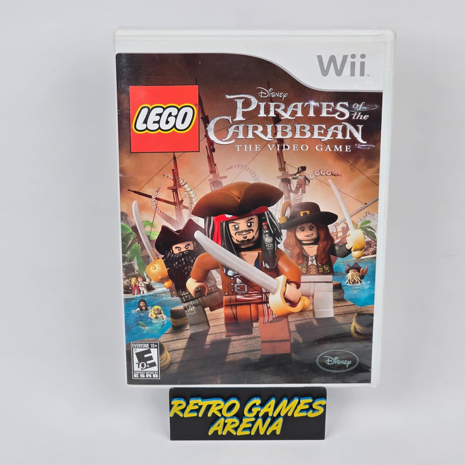 LEGO Pirates of the Caribbean: The Video Game (Nintendo Wii) Case & Disc