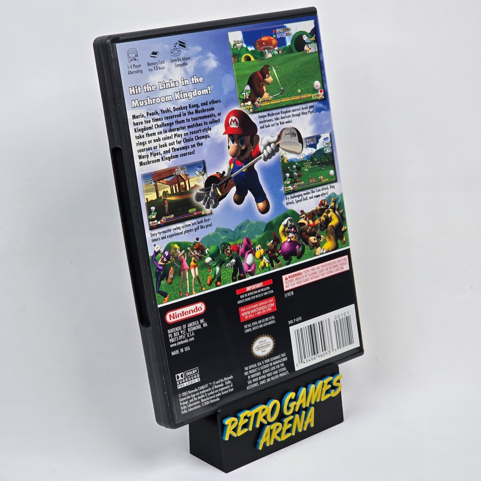 💿REFURBISHED Mario Golf Toadstool Tour (Nintendo GameCube) Plyrs Choice CIB💿 - Thumbnail 4