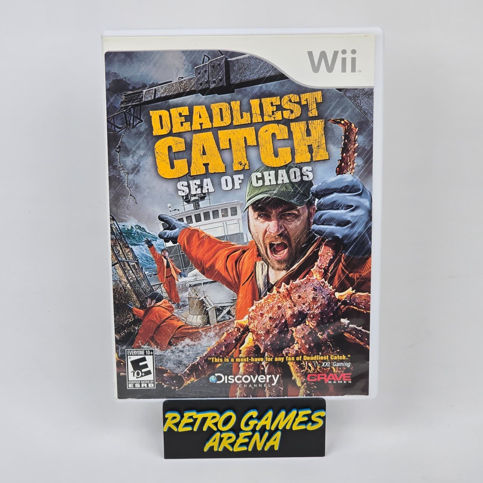 Deadliest Catch: Sea of Chaos (Nintendo Wii) Case & Disc