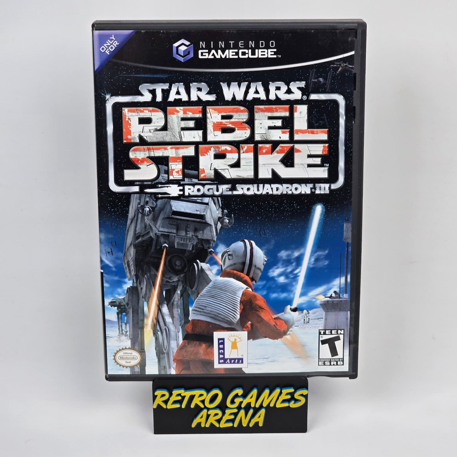 Star Wars Rogue Squadron III 3: Rebel Strike (Nintendo GameCube) Case & Disc