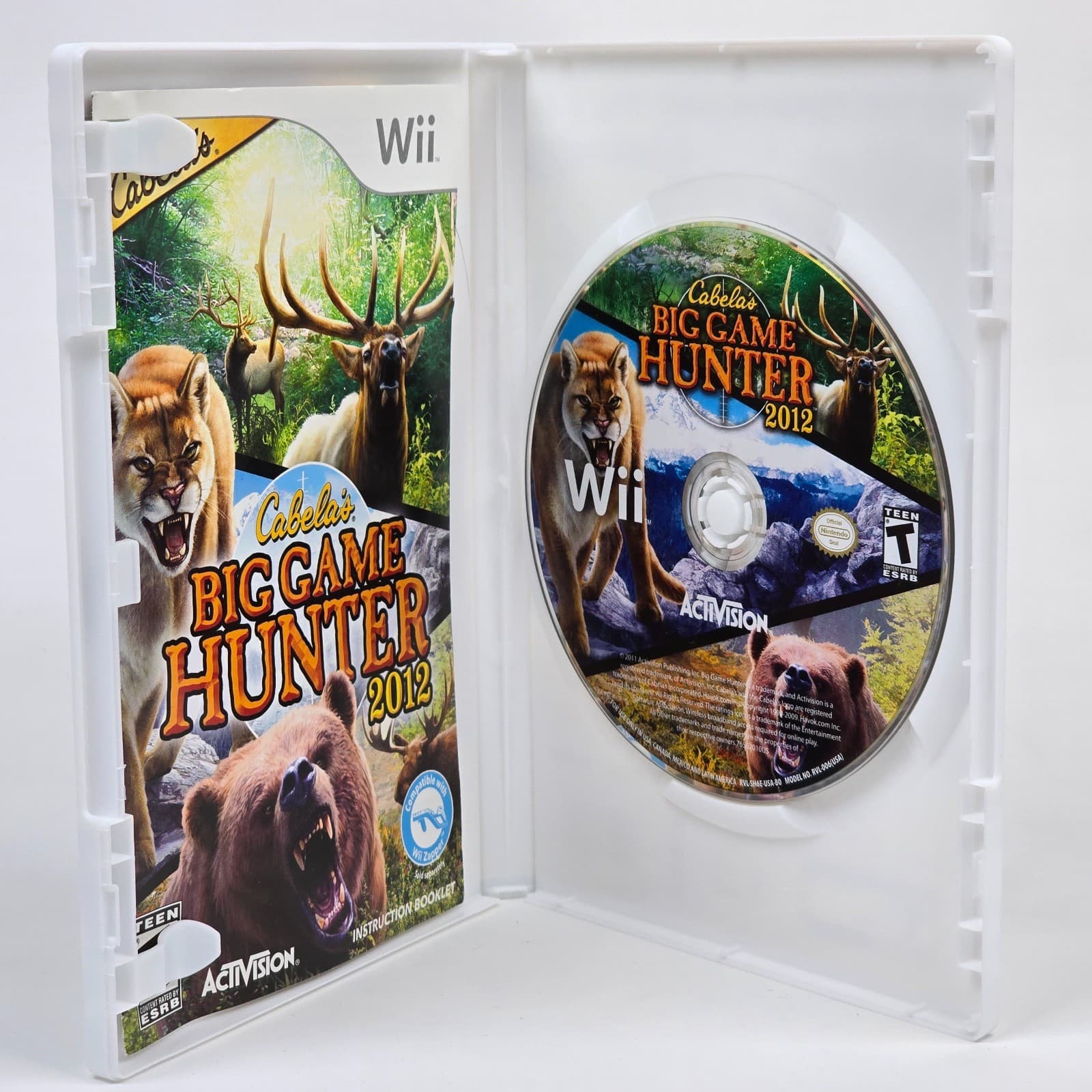 Cabela's Big Game Hunter 2012 (Nintendo Wii) CIB COMPLETE - Thumbnail 2