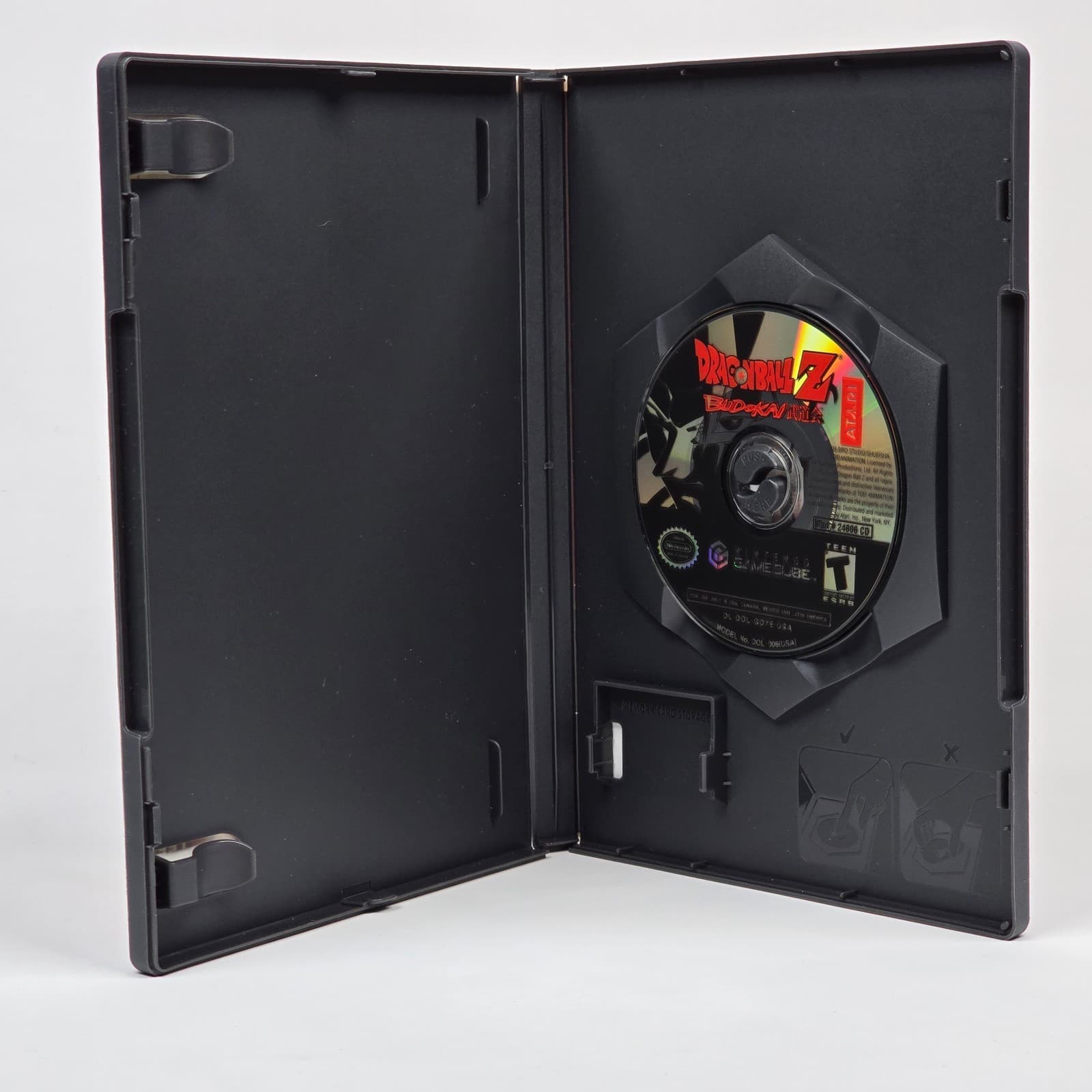 Dragon Ball Z: Budokai (Nintendo GameCube) Black Label Case & Disc - Thumbnail 2