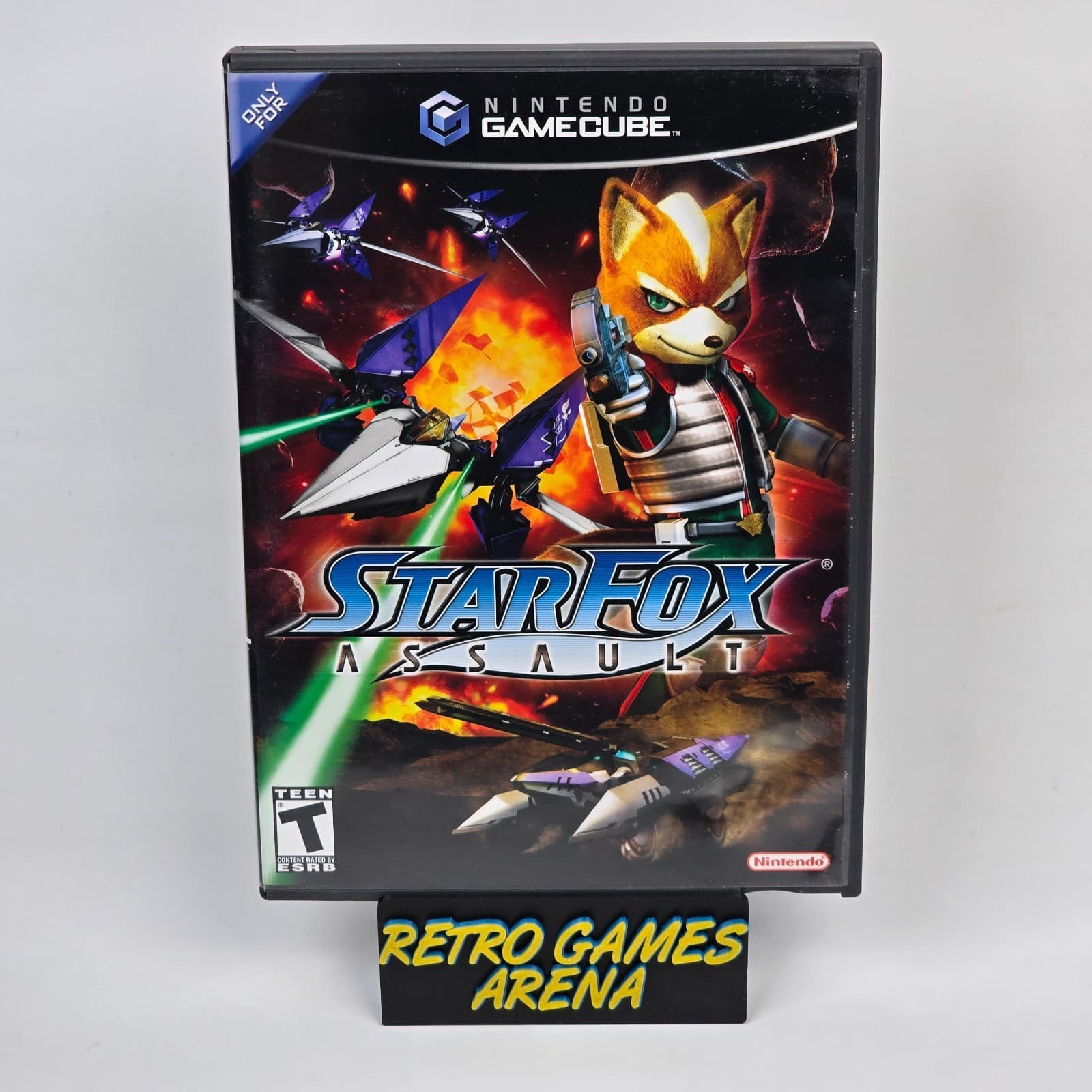 Star Fox: Assault (Nintendo GameCube) Black Label Case & Disc