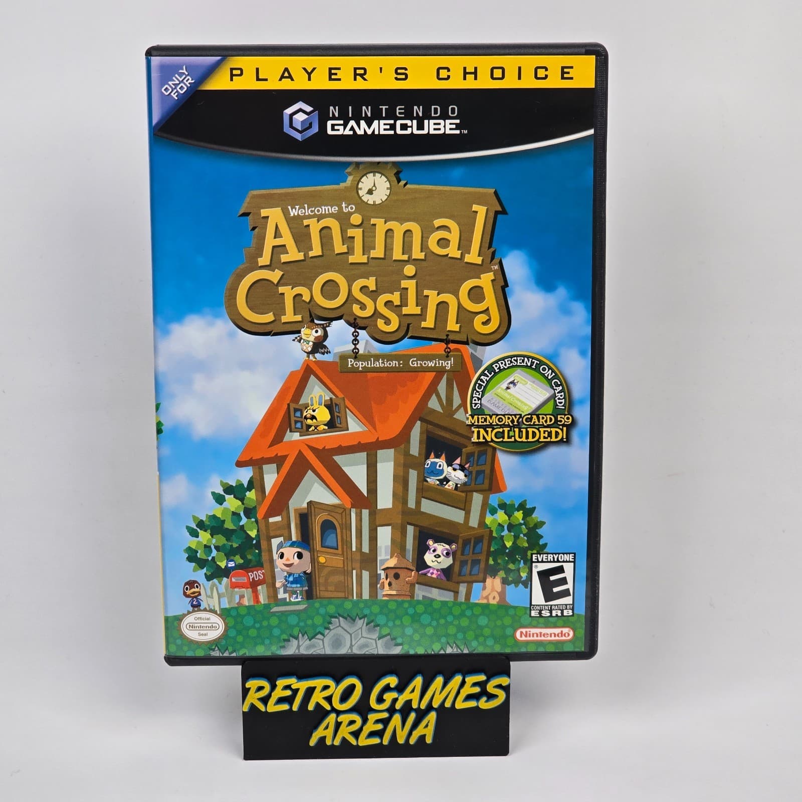 Animal Crossing (Nintendo GameCube) Player's Choice CIB COMPLETE
