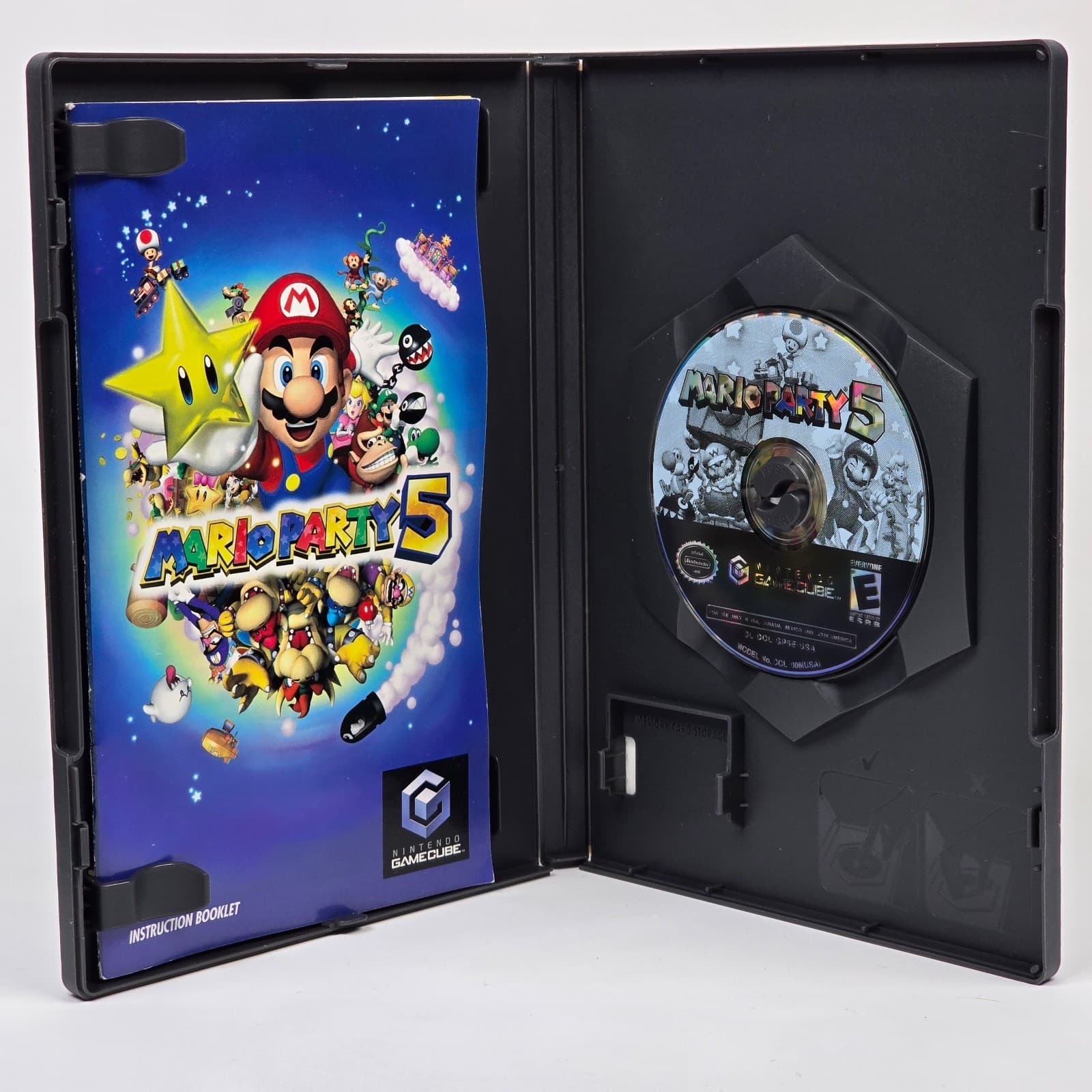 Mario Party 5 (Nintendo GameCube) Black Label CIB COMPLETE - Thumbnail 2