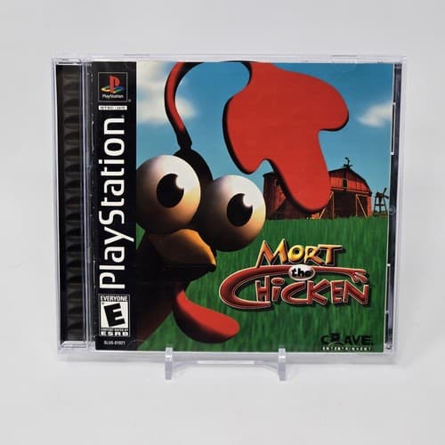 Mort the Chicken (PlayStation 1 PS1) CIB COMPLETE & TESTED