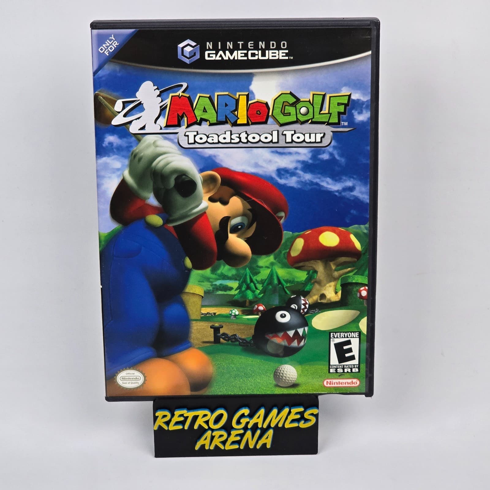 Mario Golf: Toadstool Tour (Nintendo GameCube) Black Label CIB COMPLETE