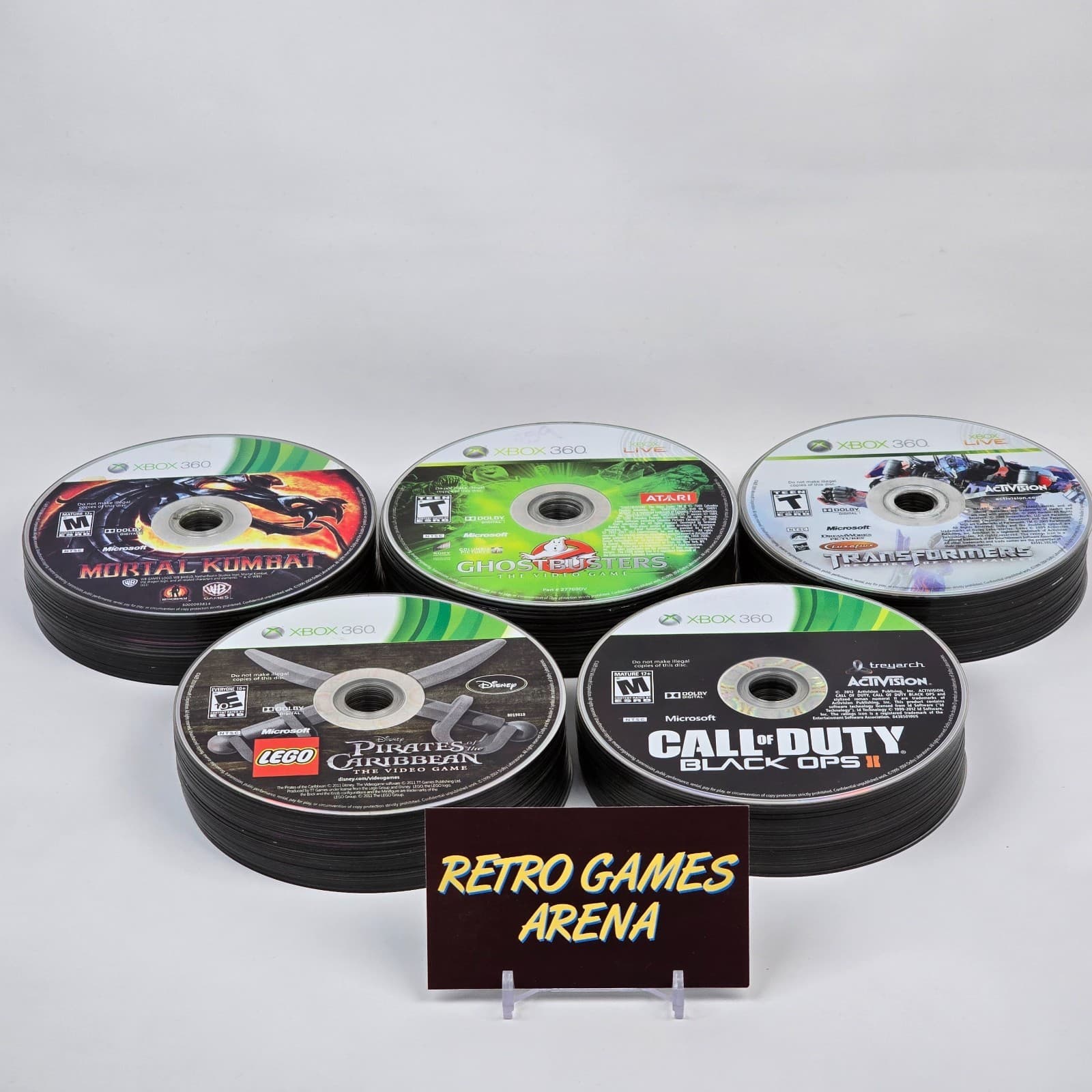 Lot of 100x Loose Xbox 360 Discs LOT F (UNTESTED) Some will need resurfaced