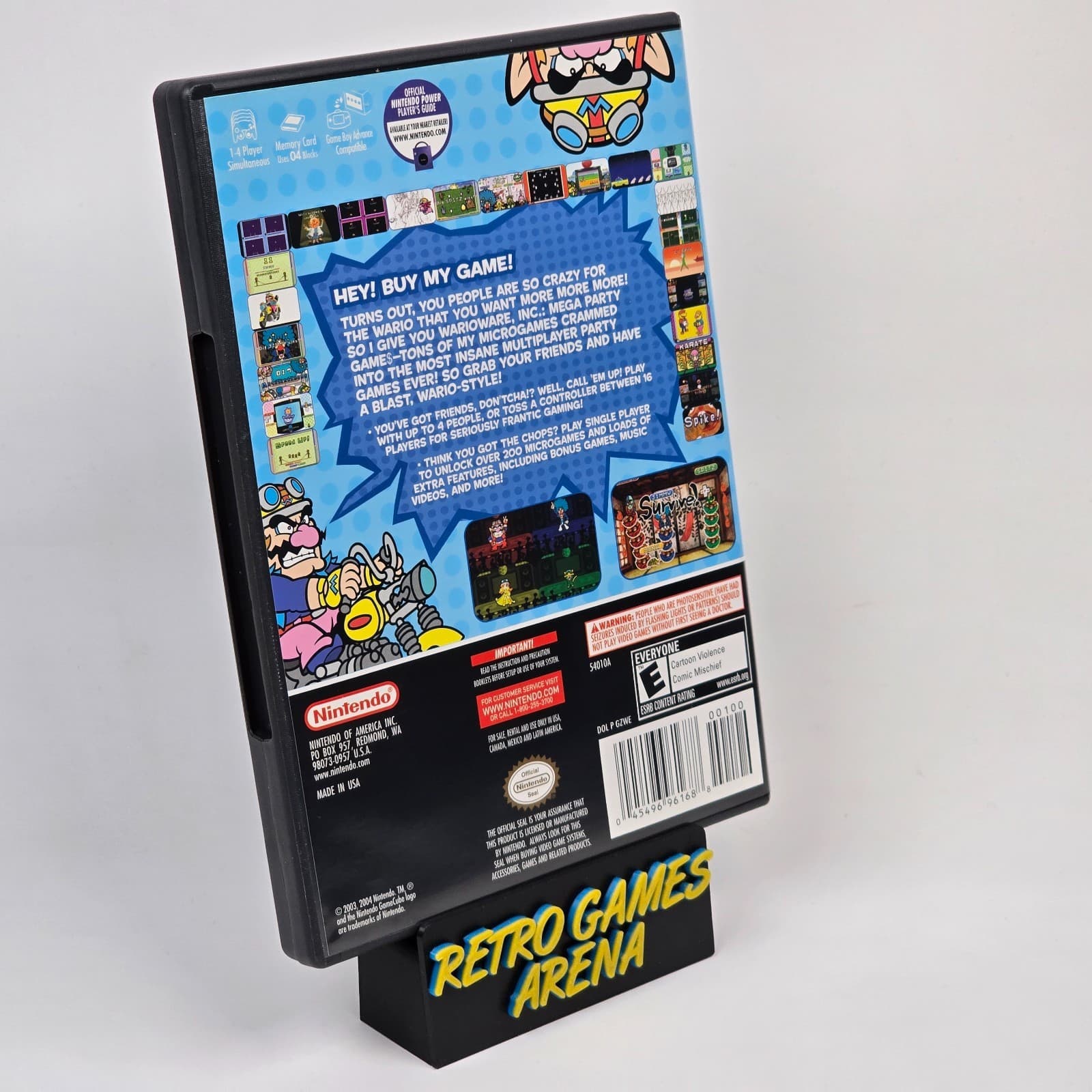 💿REFURBISHED Wario Ware Inc Mega Party Games (Nintendo GameCube) CIB COMPLETE💿 - Thumbnail 4