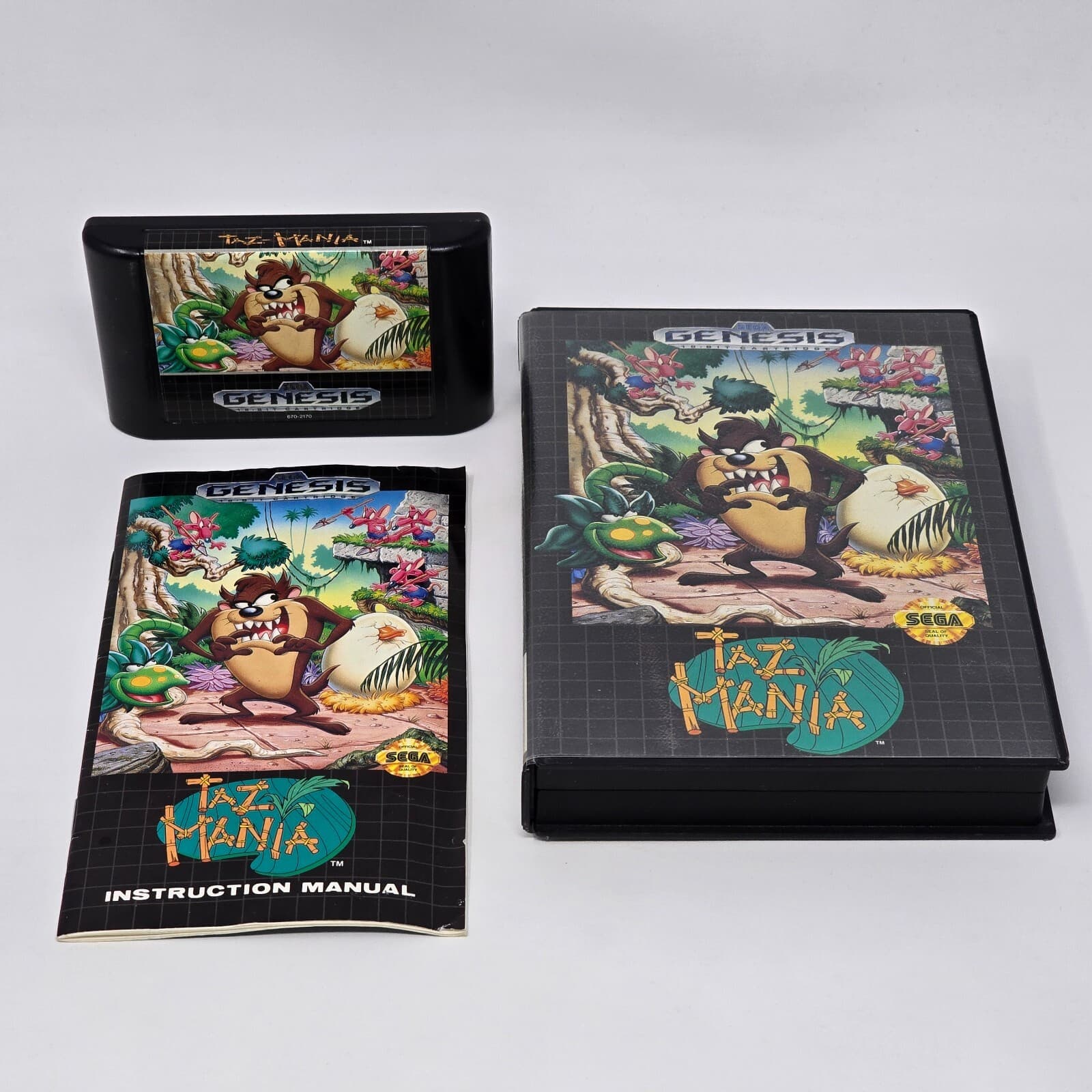 Taz Mania (Sega Genesis) CIB COMPLETE & TESTED