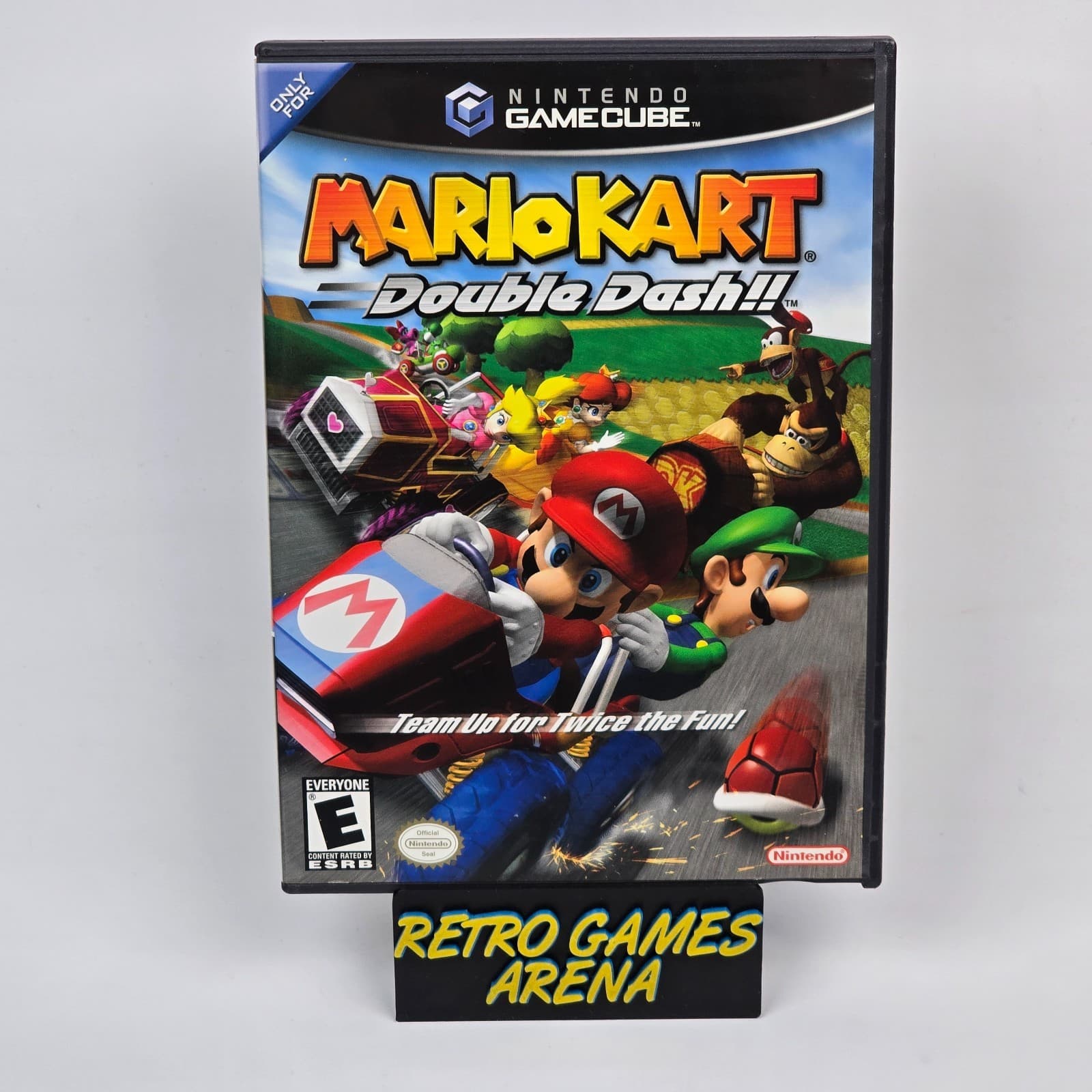 Mario Kart: Double Dash!! (Nintendo GameCube) Black Label CIB COMPLETE